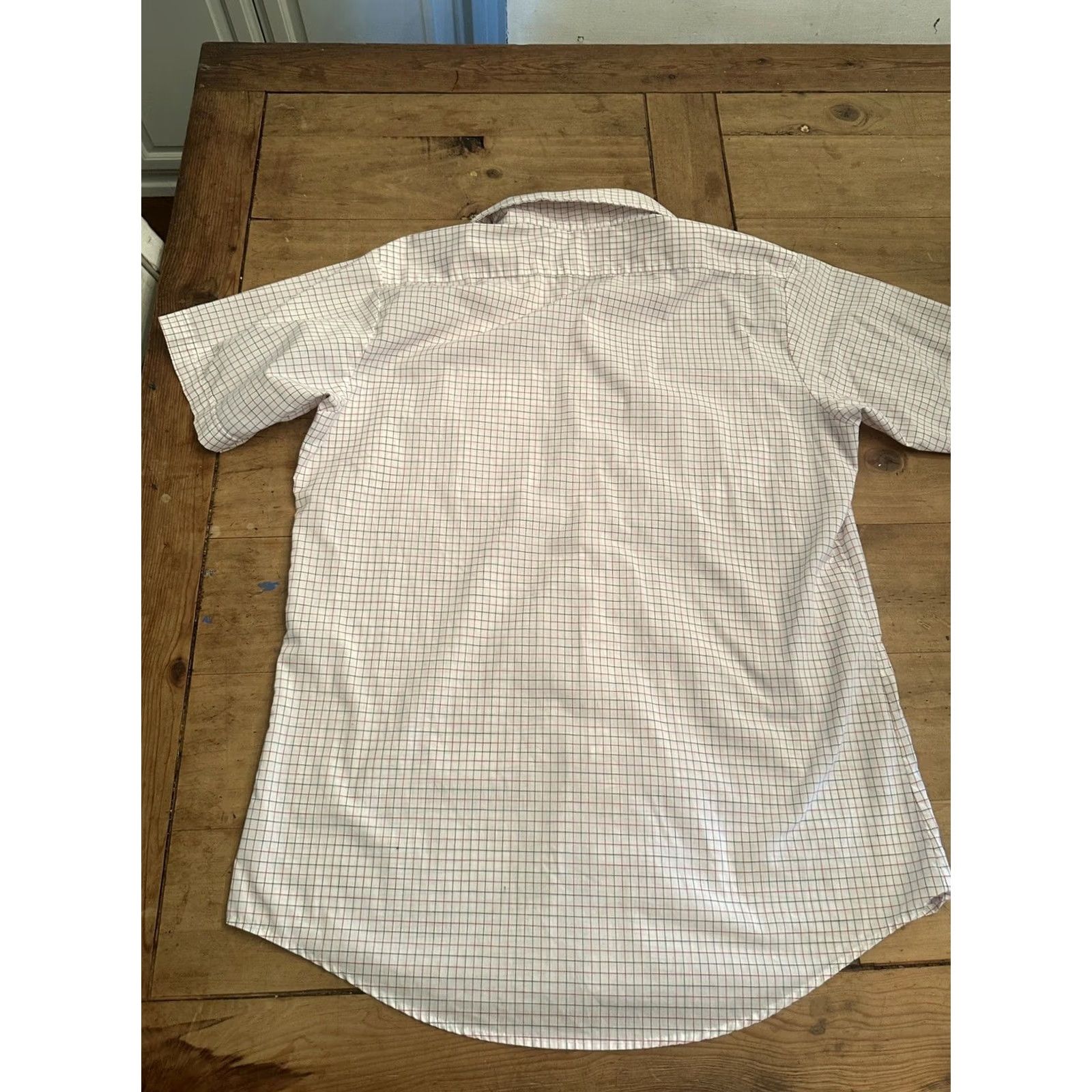GAS VINTAGE Unitog Shell Gas Oil Auto Care Button Up Work Shirt LG 16-16.5 EUC Shirt Mens Size US L / EU 52-54 / 3 - 5 Thumbnail