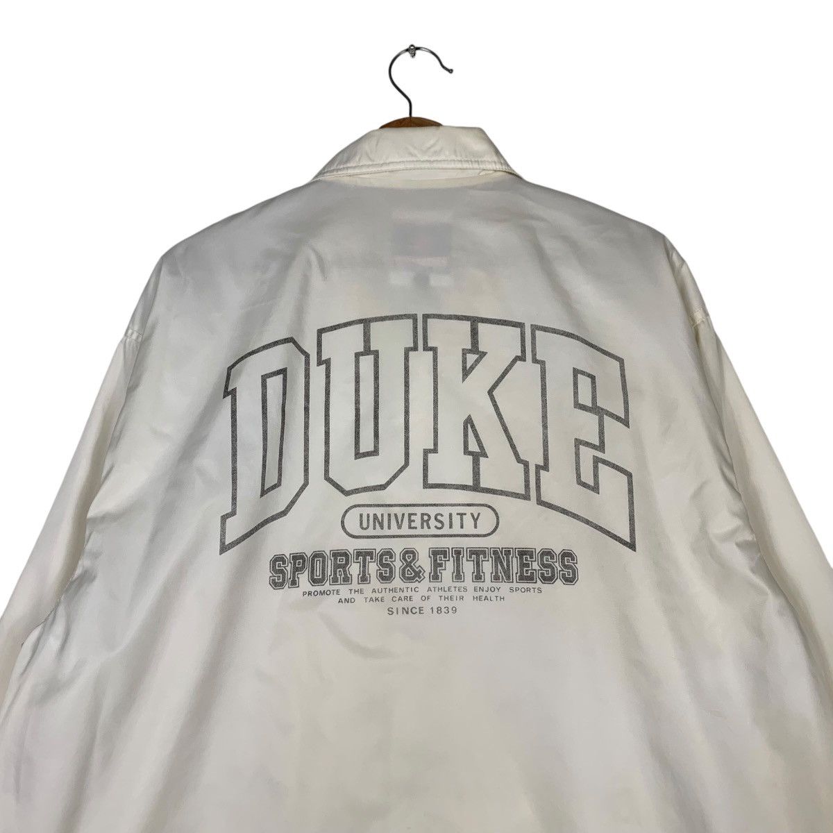 Vintage DUKE UNIVERSITY Sport & Fitness Coach Jacket #1322-C60 Size US XL / EU 56 / 4 - 2 Thumbnail