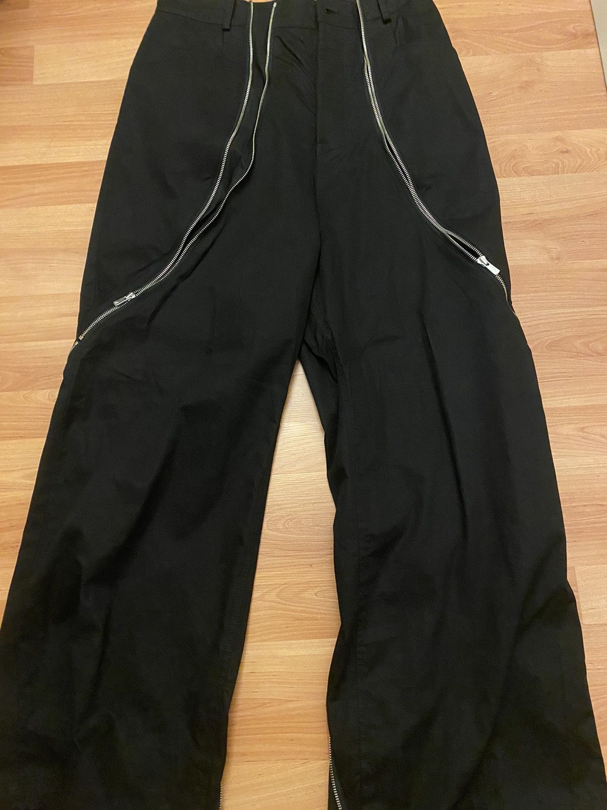 image of Fffpostalservice 3 Way Zip Trousers in Black, Men's (Size 32)