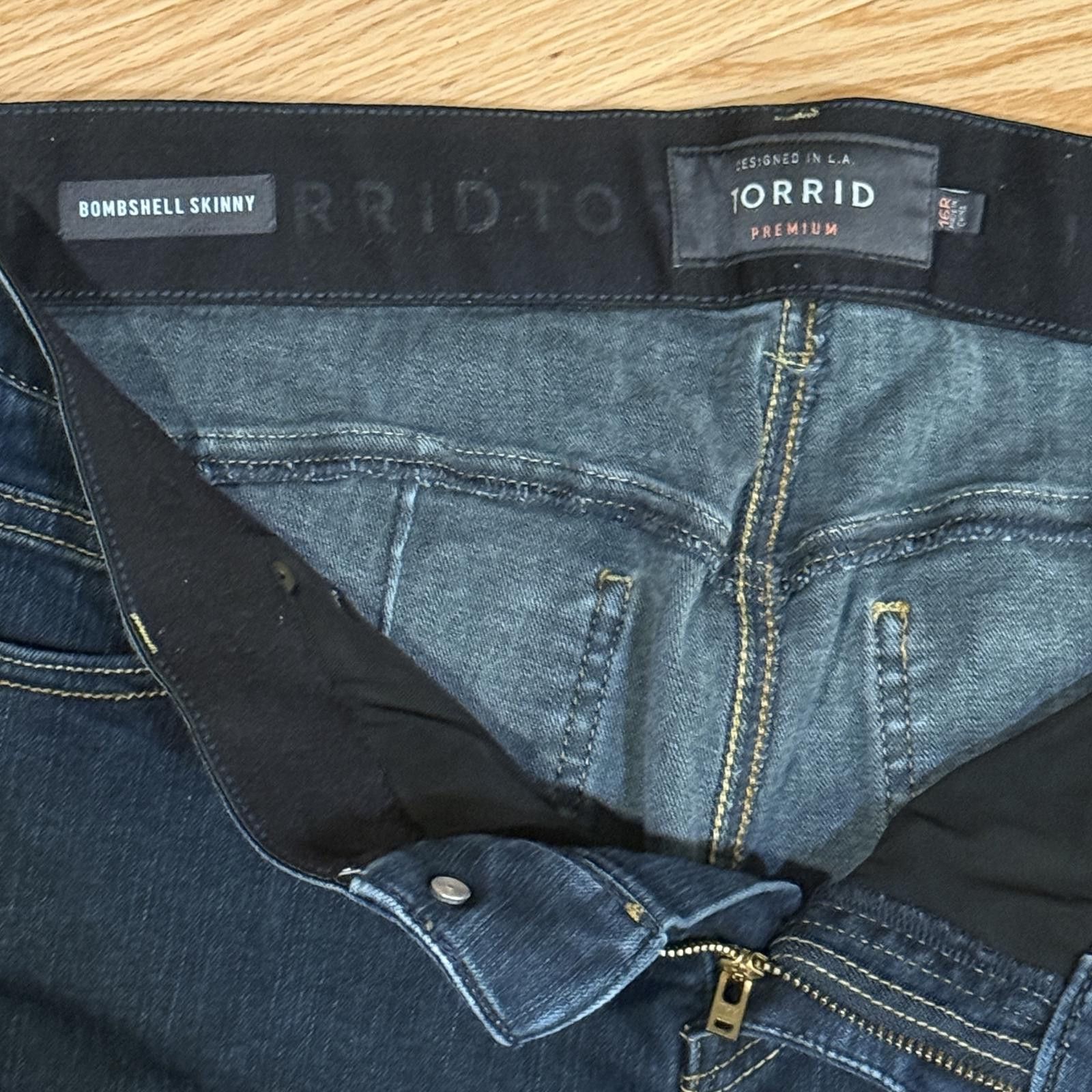 Torrid Torrid Premium Bombshell Skinny Women’s Jeans Dark Blue – 16 Size 38" / US 16 / IT 52 - 5 Thumbnail