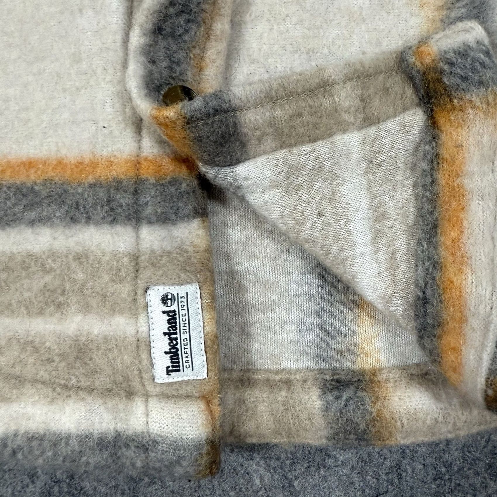 Timberland Timberland Jacket Shirt Multicolor Plaid Wool Blend Shacket Button Up Men Sz Small Size US S / EU 44-46 / 1 - 7 Thumbnail
