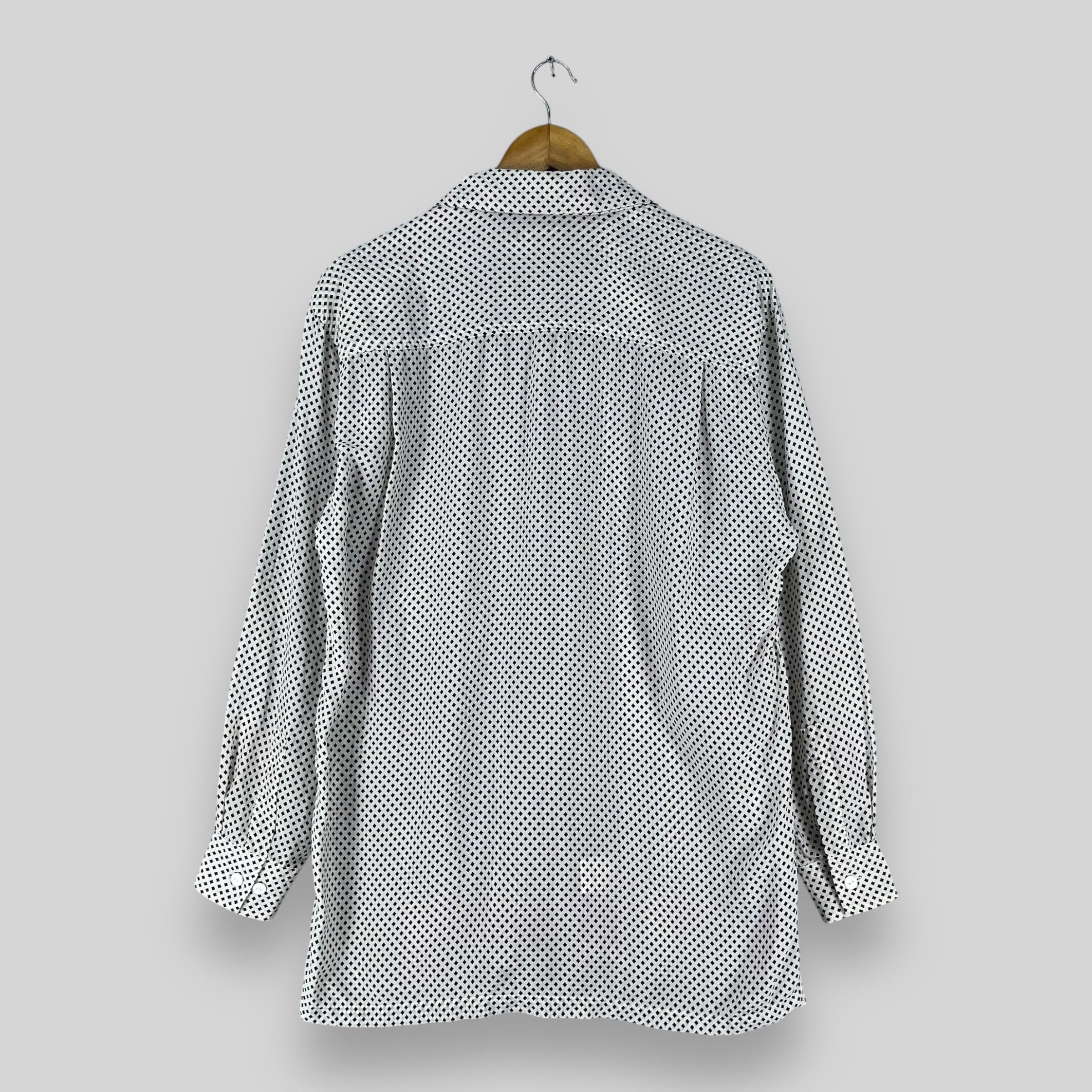 Christian Dior Monsieur Vintage CHRISTIAN DIOR Abstract Monogram Polyester Shirt Size M / US 6-8 / IT 42-44 - 9 Thumbnail