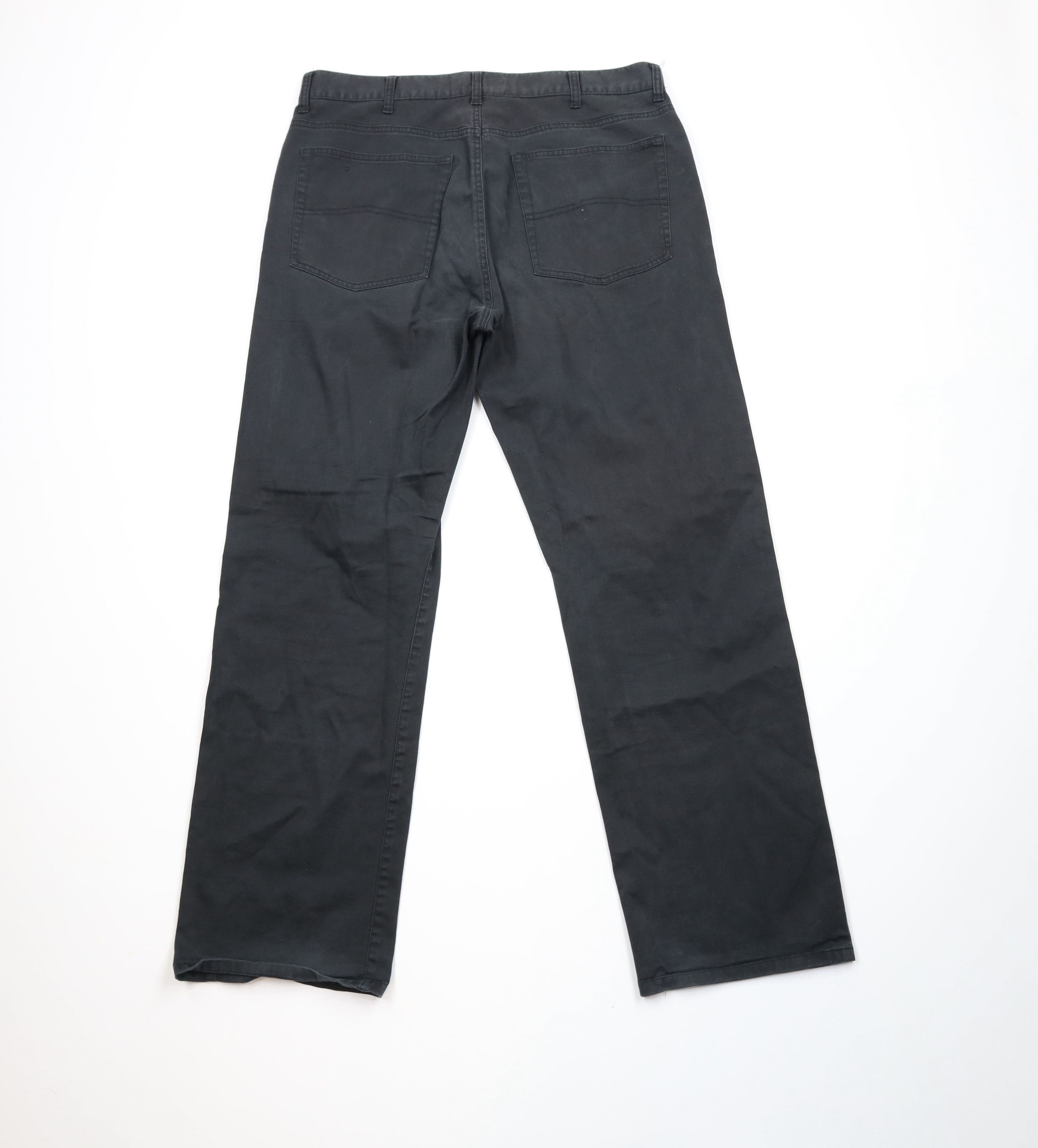 Armani Exchange × Vintage Vintage Armani Exchange Spell Stretch Wide Leg Pants Black Size US 36 / EU 52 - 10 Thumbnail