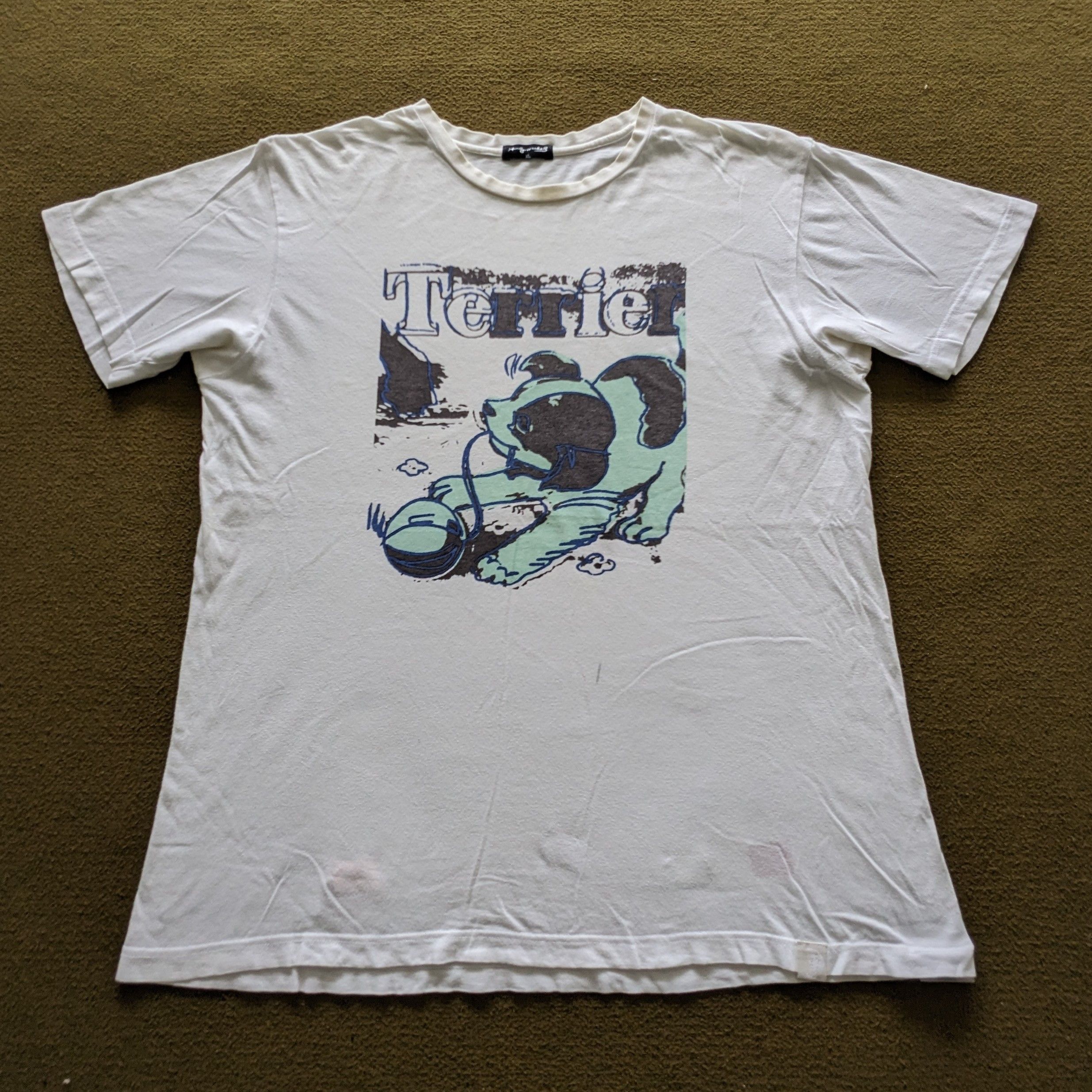 Vintage Vintage ANDY WARHOL Terrier Dog Art T-shirt Size US XL / EU 56 / 4 - 1 Thumbnail