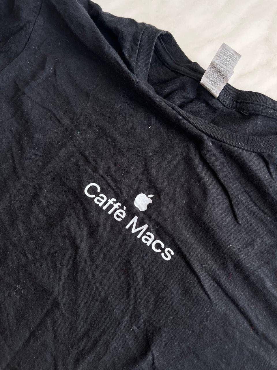 Apple × Vintage Vintage Apple Mac Caffe Promo Graphic Long Sleeve T Shirt Size US M / EU 48-50 / 2 - 5 Thumbnail