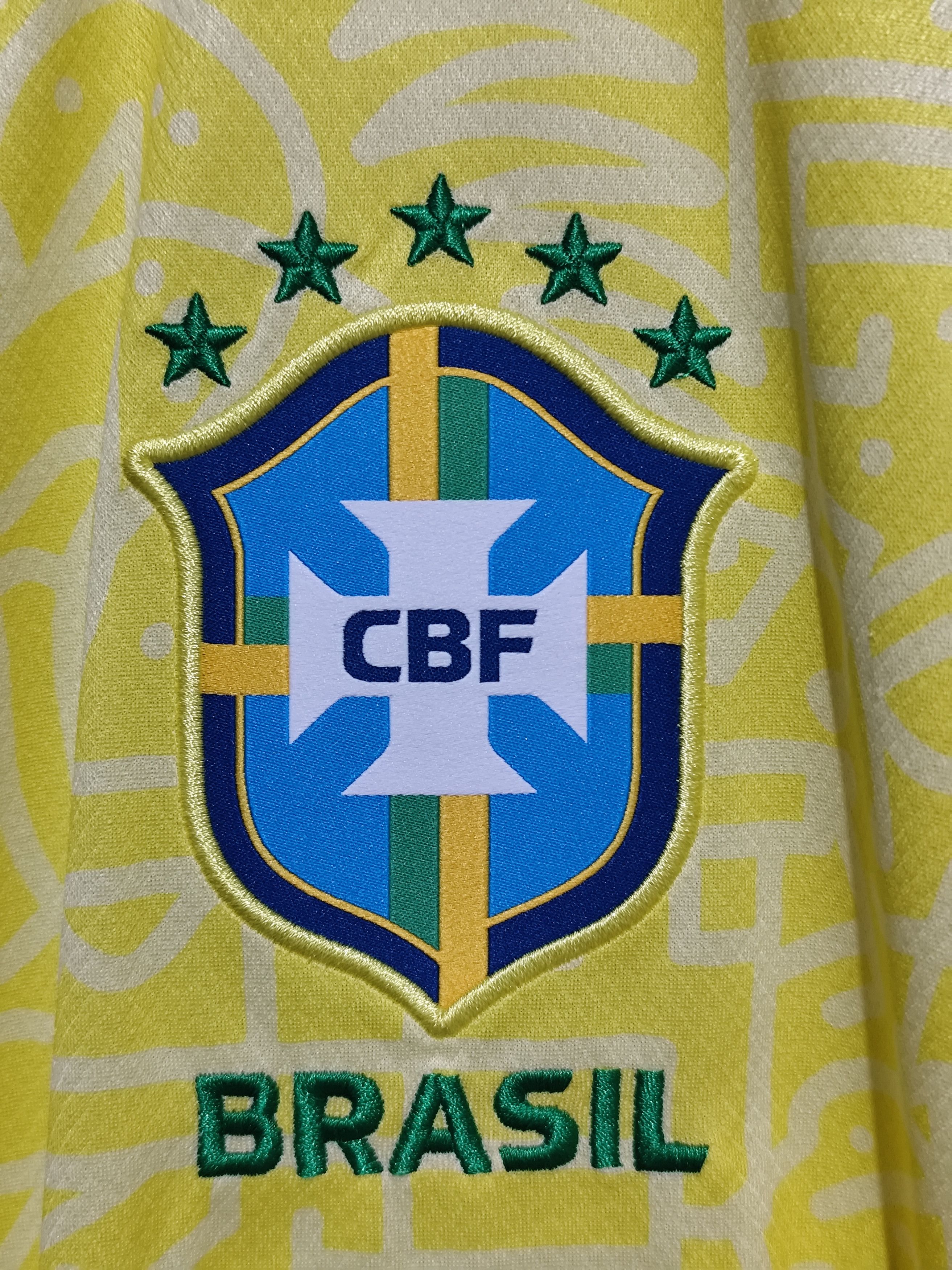 Nike Nike x #7 Vini Jr. Brazil Home 2024 Home Jersey Size US M / EU 48-50 / 2 - 8 Thumbnail