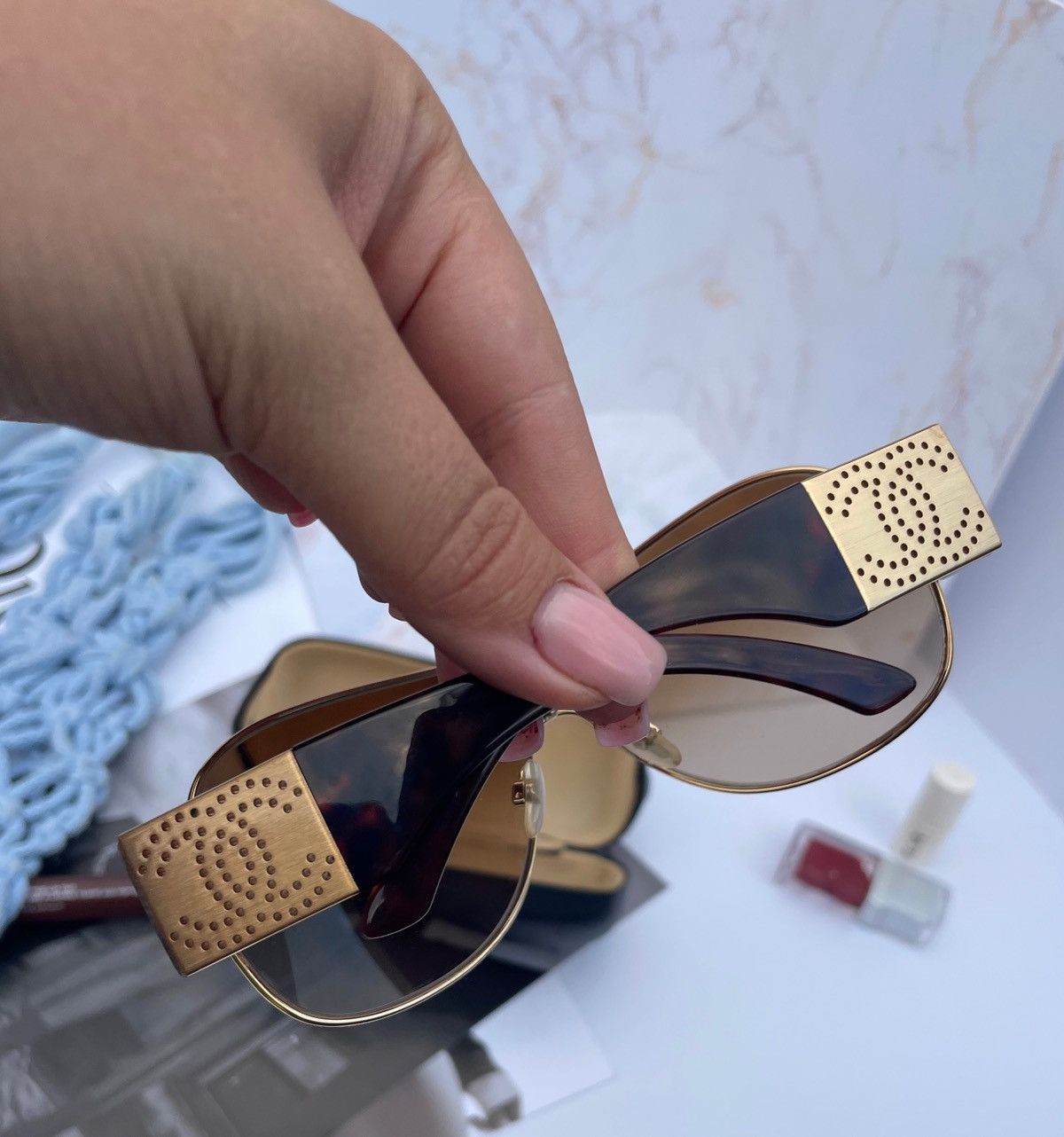 Chanel Chanel vintage sunglasses 4154 Size ONE SIZE - 17 Thumbnail