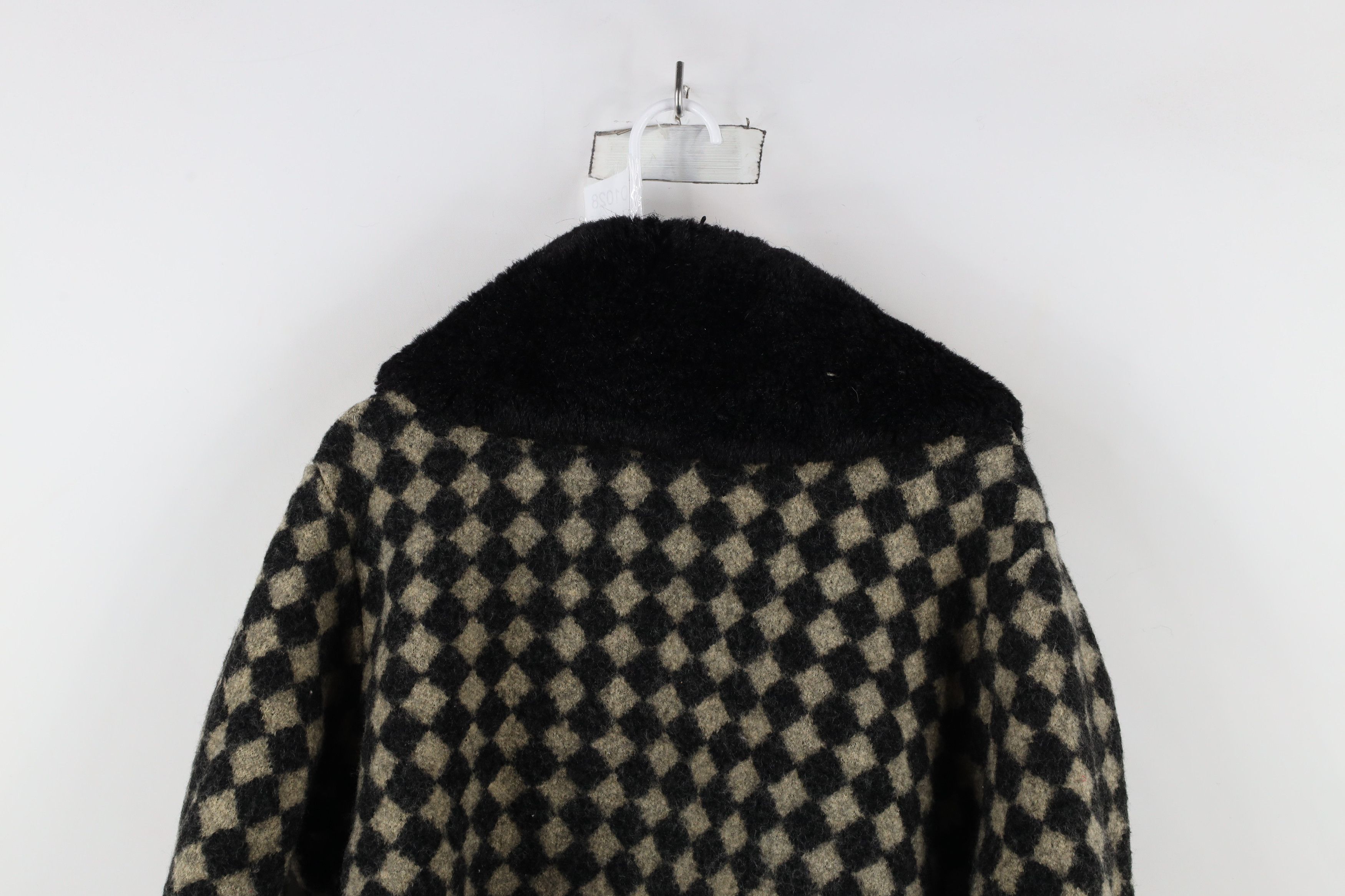 Vintage Vintage 90s Streetwear Diamond Reindeer Full Zip Sweater Size XXL / US 16-18 / IT 52-54 - 13 Thumbnail