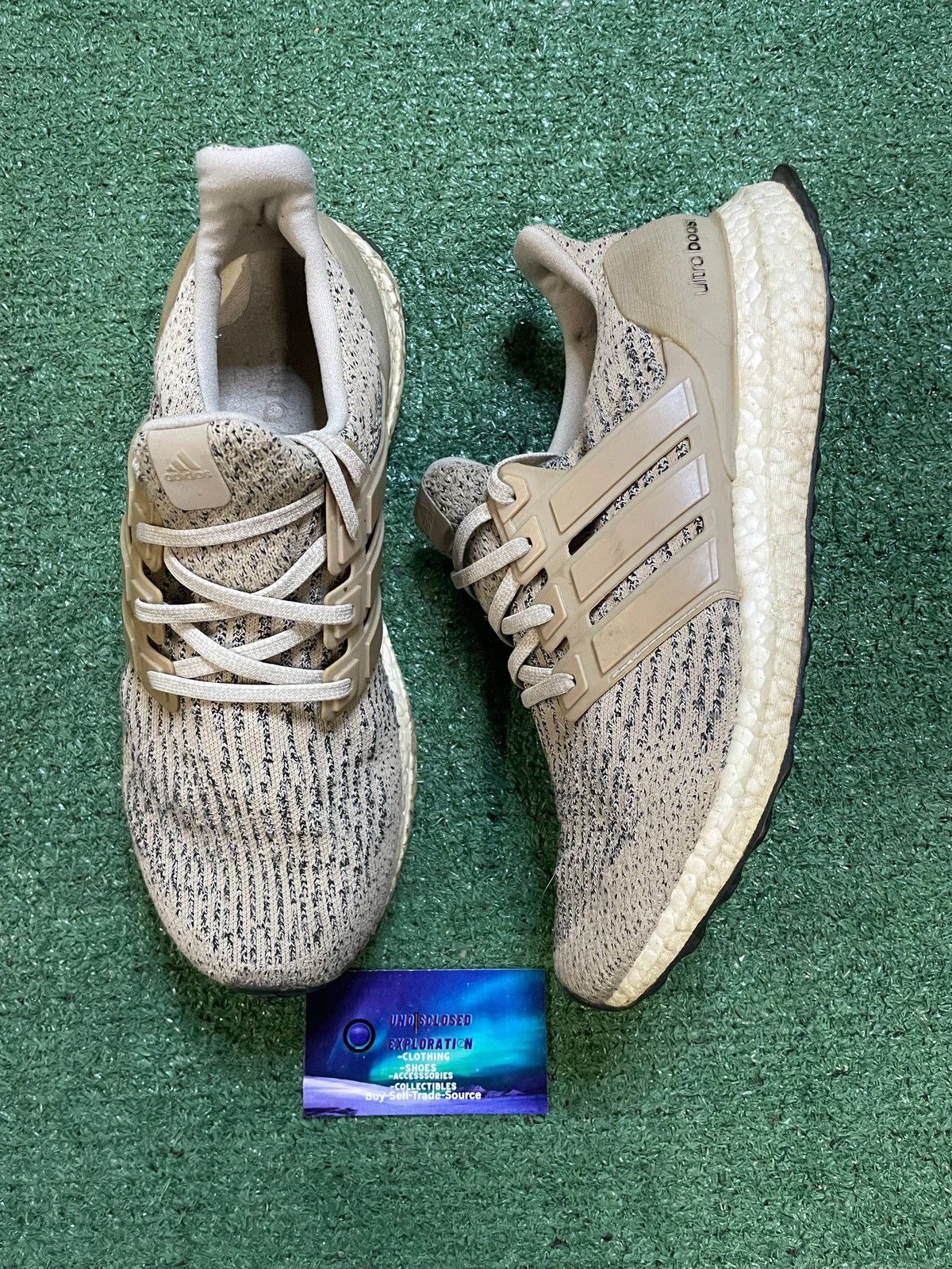 New Balance Adidas ultraboost trace khaki size 8.5men/10women Size US 8.5 / EU 41-42 - 1 Thumbnail