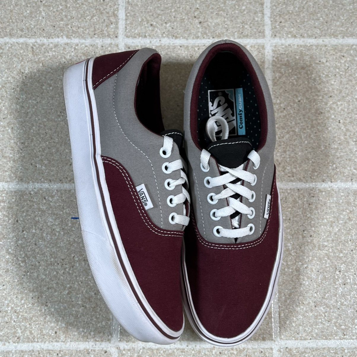 Vans VANS Comfycush Era Unisex Canvas Gray and Burgundy Size 7.5 Size US 7.5 / EU 40-41 - 1 Thumbnail