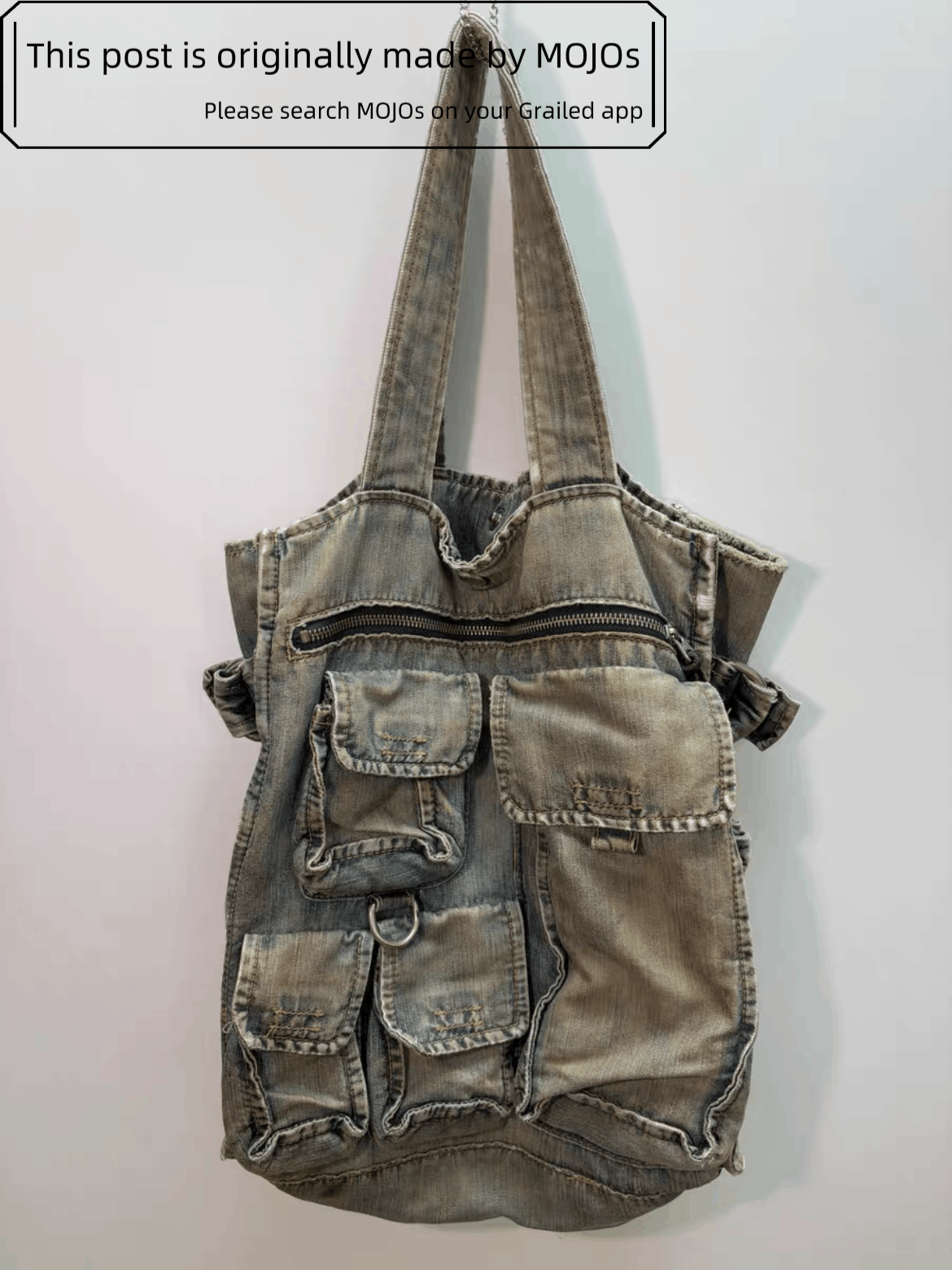 バッグ JUNYA WATANABE MAN / 05SS denim bag ss2005 Junya Watanabe Denim Cargo Shoulder Bag - Size OS