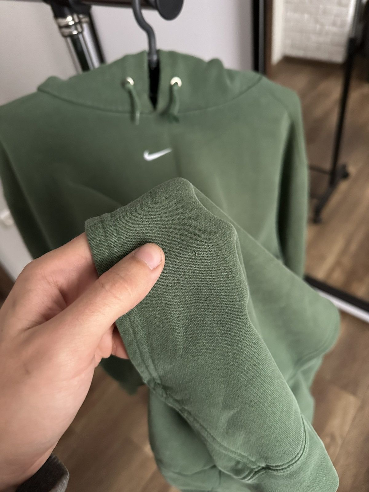 Nike Nike Hoodie Pullover Vintage Center Swoosh 90s USA Size US XL / EU 56 / 4 - 16 Thumbnail