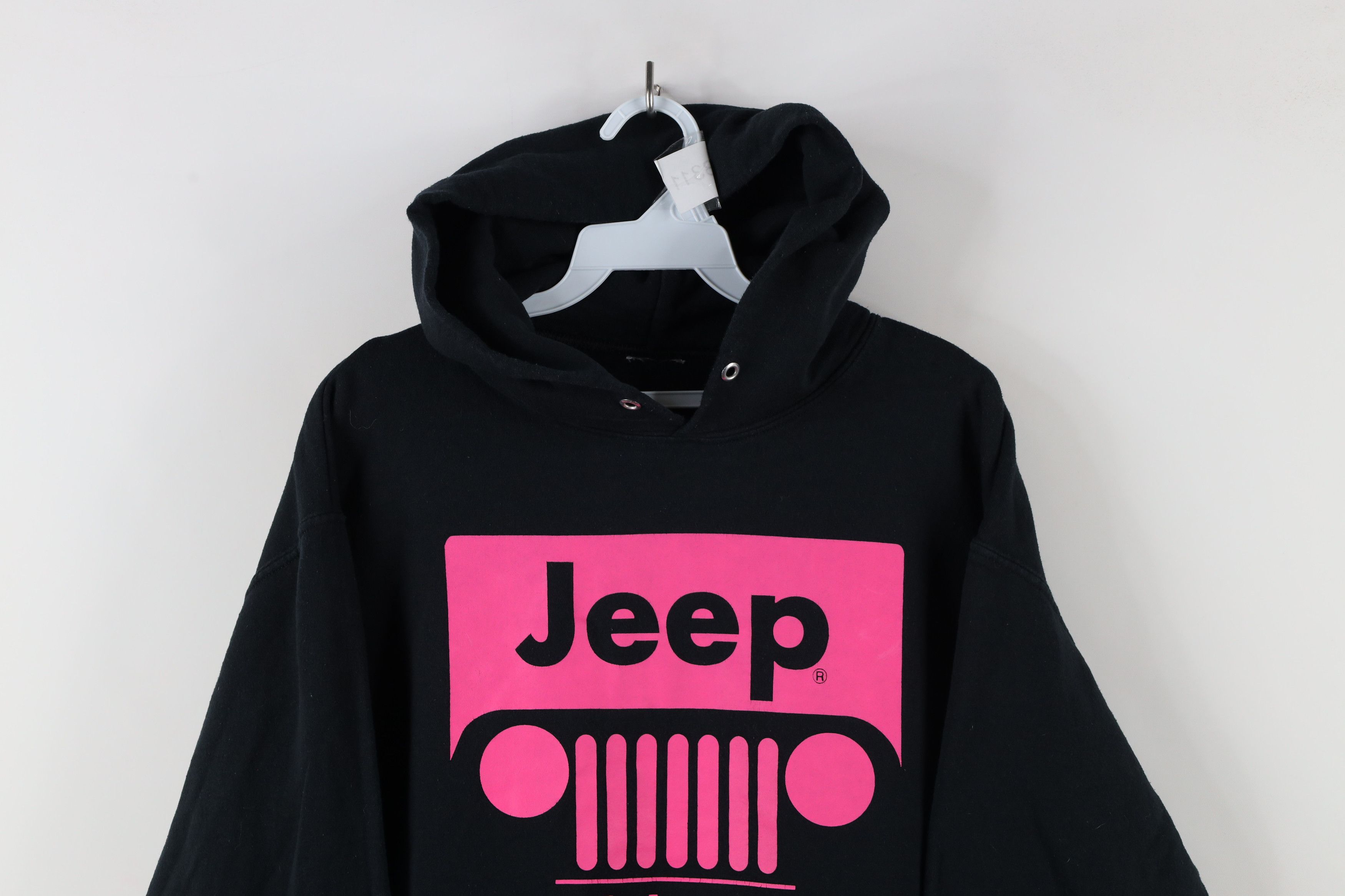 Vintage Vintage 90s Out Jeep Motors Toledo Ohio Hoodie Sweatshirt Size L / US 10 / IT 46 - 2 Thumbnail