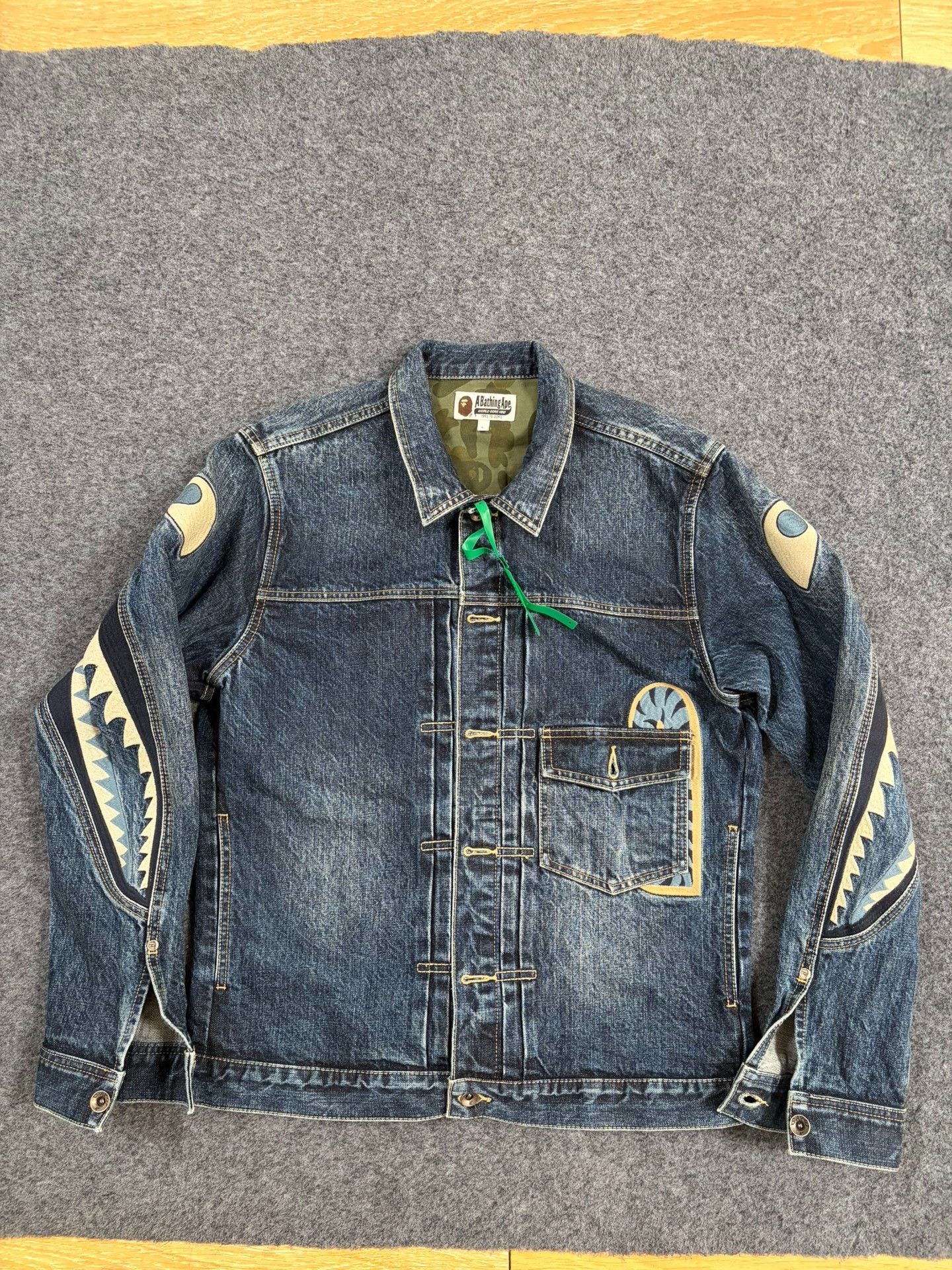 Bape Bape Multi Shark Jacket Outerwear Size US L / EU 52-54 / 3 - 1 Thumbnail