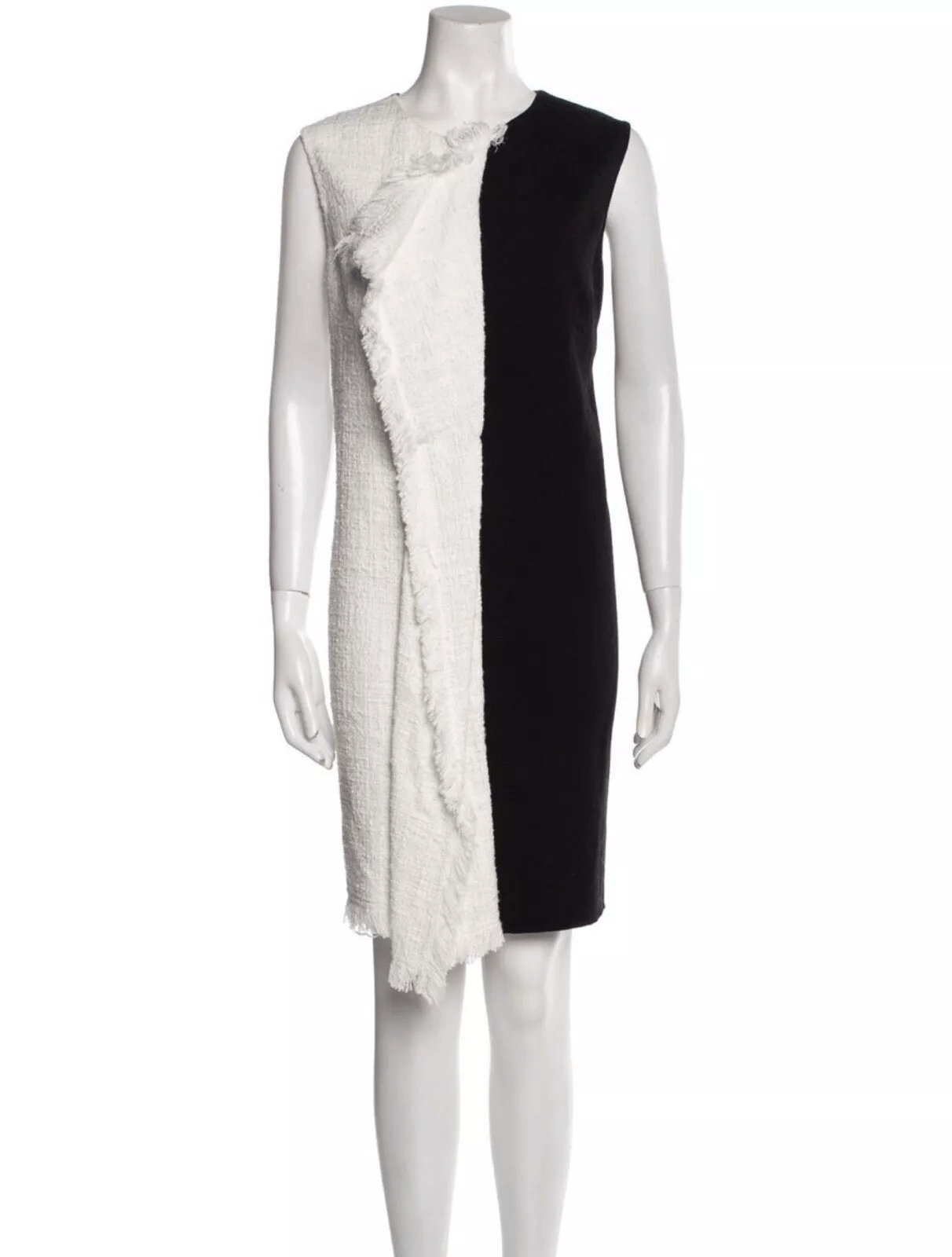 Oscar De La Renta Oscar de la Renta Virgin Wool Knee-Length Dress Size XL Size XL / US 12-14 / IT 48-50 - 1 Thumbnail