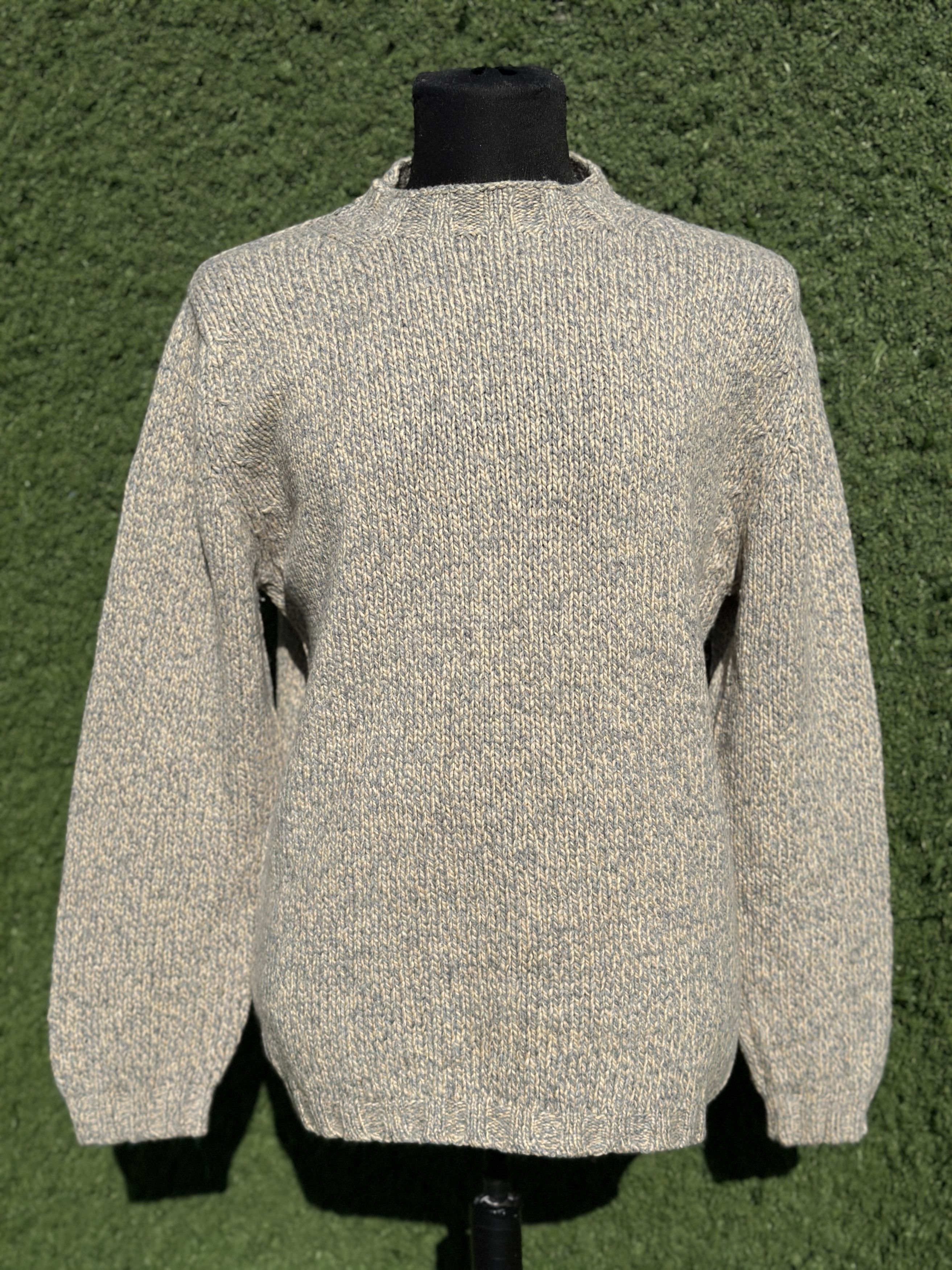 Loewe Loewe Marled Wool Raglan Sweater Heavy Knit Size 52 L XL Size US L / EU 52-54 / 3 - 2 Thumbnail