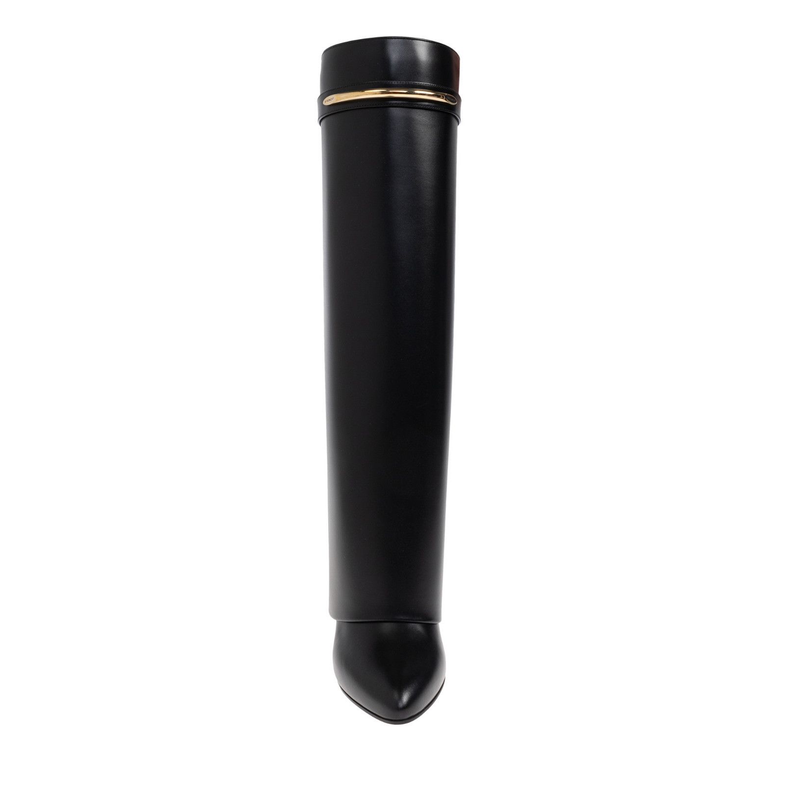 Givenchy GIVENCHY Shark Black Leather 100mm Heel Boots New & Authenti Size US 7 / IT 37 - 4 Thumbnail