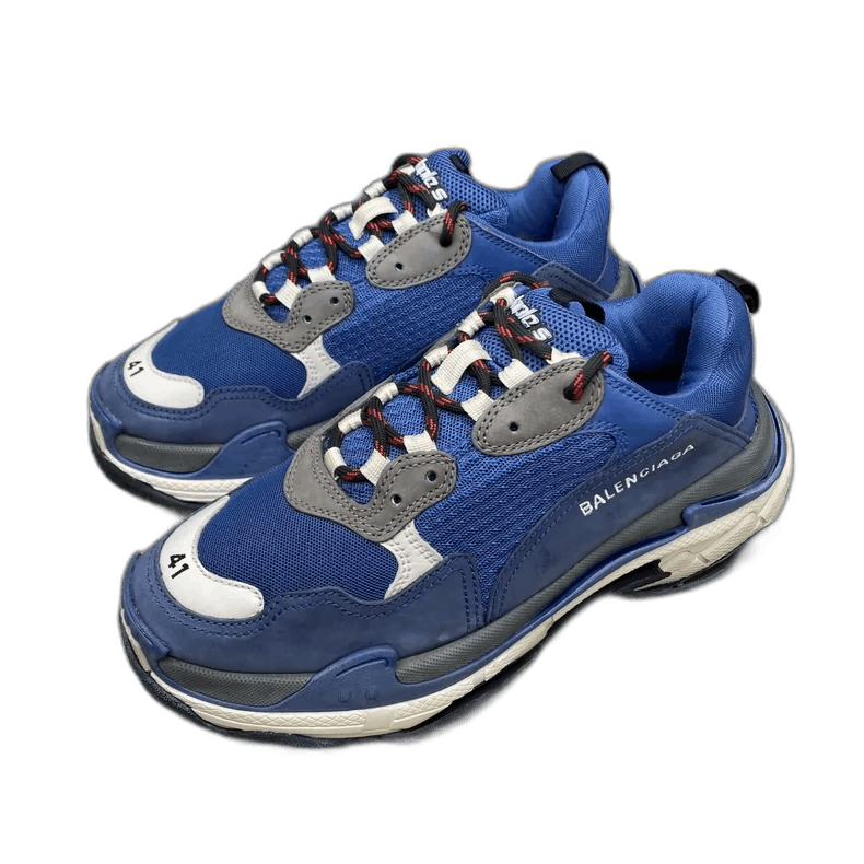 Balenciaga Balenciaga Triple Sneakers in Fog Blue-yf Size US 8.5 / EU 41-42 - 1 Thumbnail
