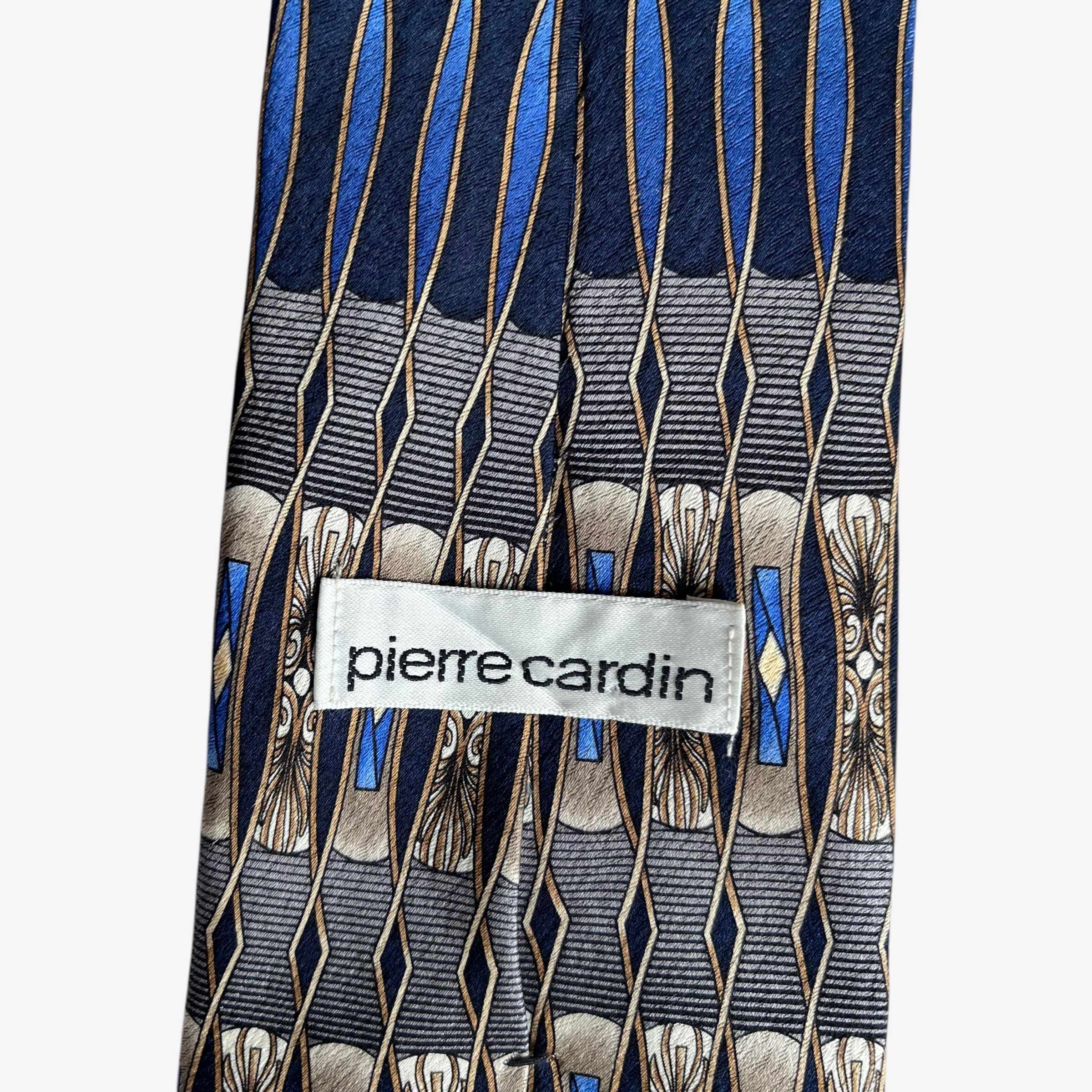 Pierre Cardin Vintage 90s Pierre Cardin Abstract Art Deco Print Silk Tie Size ONE SIZE - 2 Thumbnail