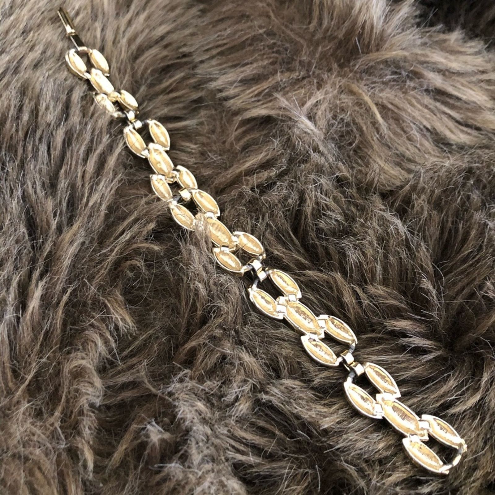 Vintage Vintage 70s-80s gold plated link bracelet Size ONE SIZE - 9 Thumbnail