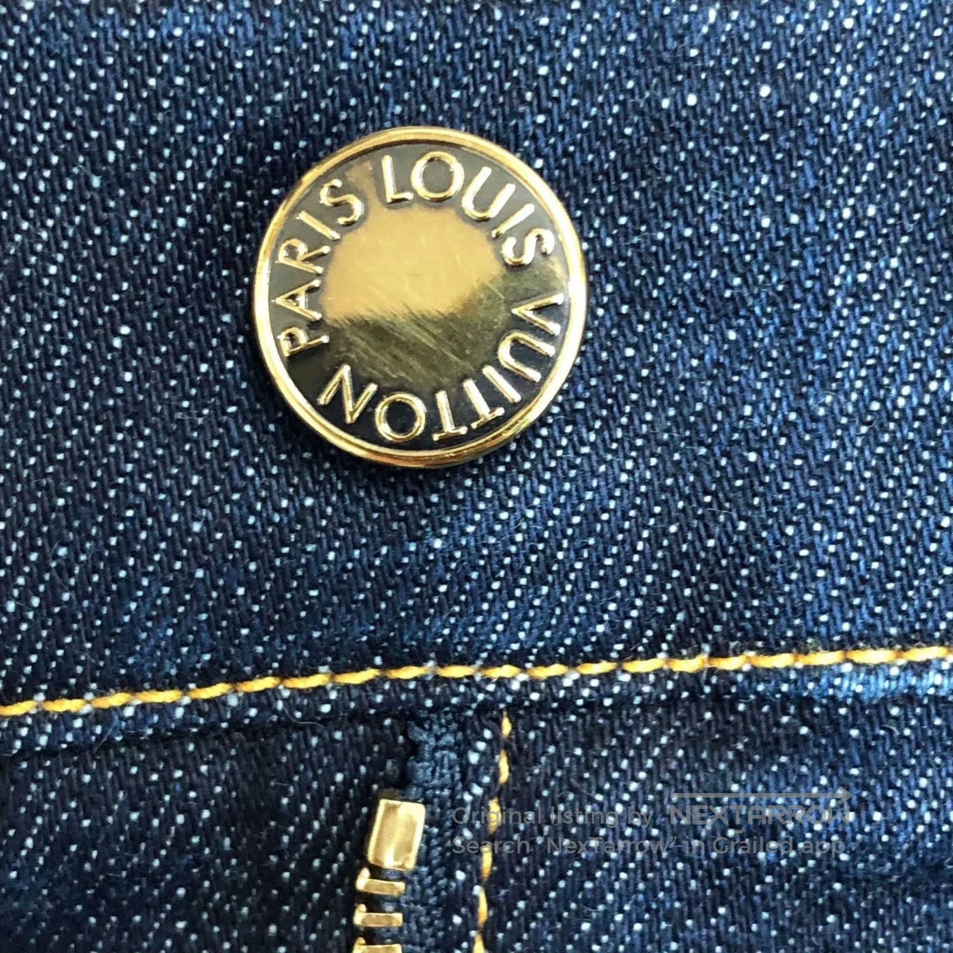 Louis Vuitton Louis Vuitton Blue Denim Shorts Size 36. Size US 36 / EU 52 - 4 Thumbnail