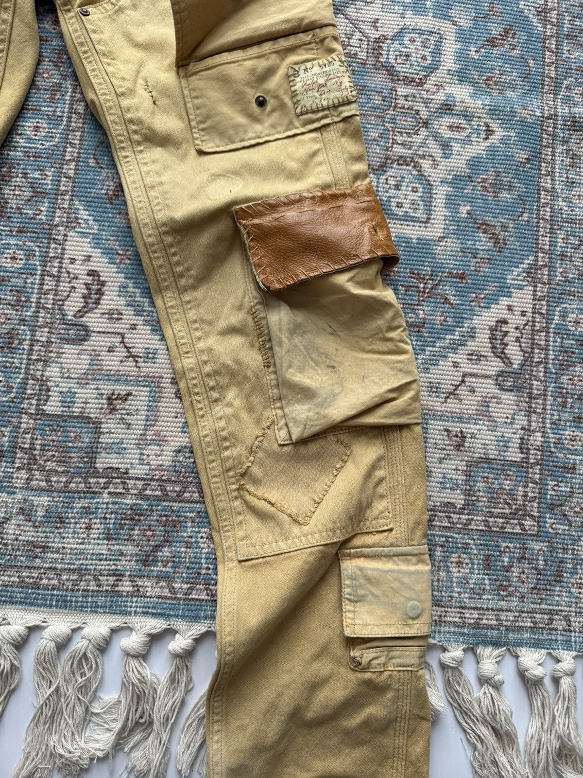 Ralph Lauren Archive 90s Ralph Lauren Canoeing Athletic Multipocket Pants Size US 29 - 11 Thumbnail