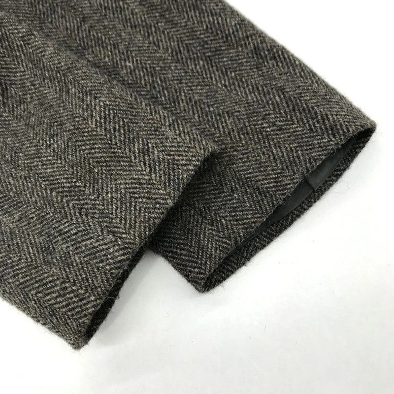 Comme des Garcons Jacket Tailored Tweed Wool Eyelit Flap Pocket Brown Size US S / EU 44-46 / 1 - 8 Thumbnail