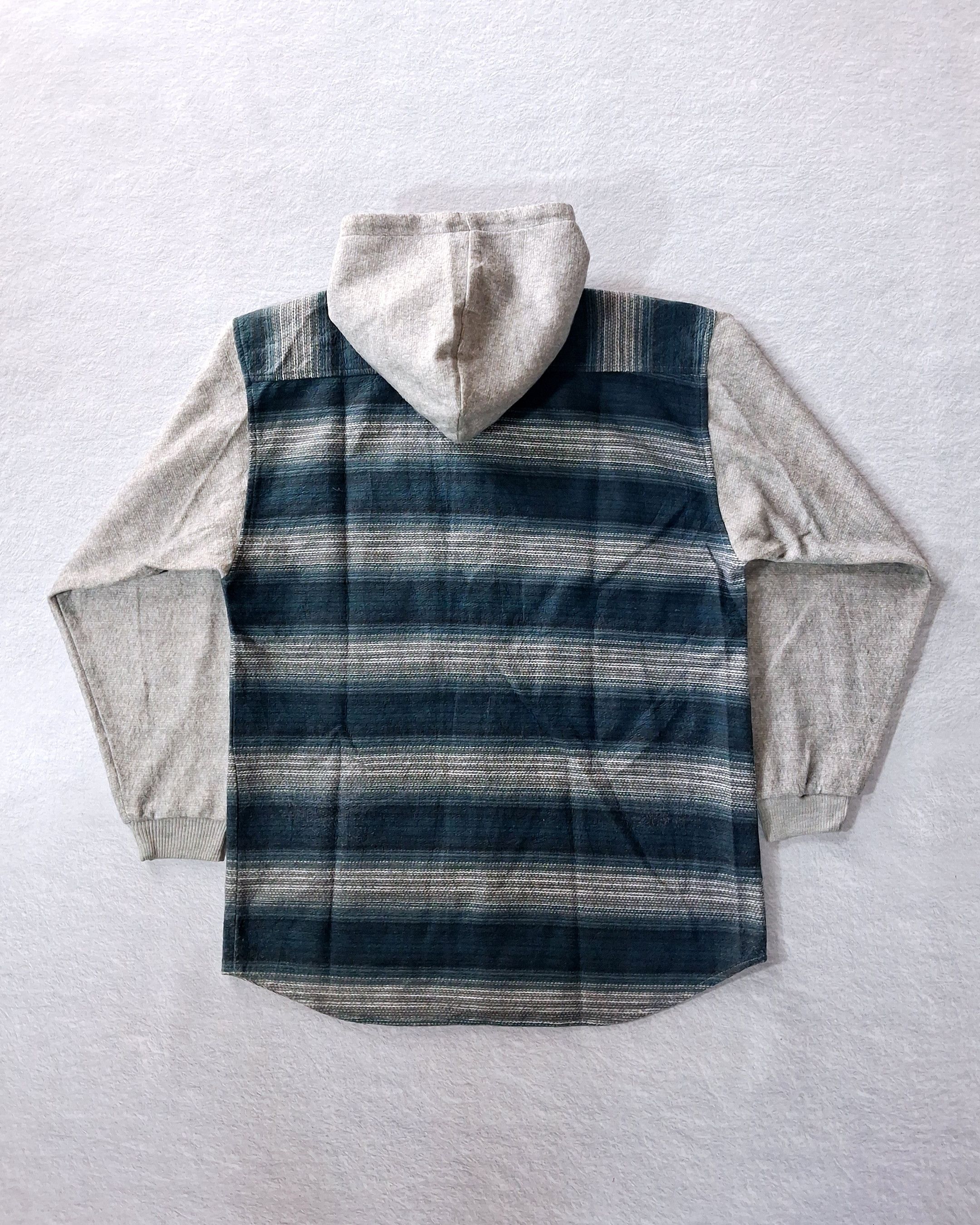 Vintage AL SPORT BAJA HOODED FLANNEL SHIRT MADE IN USA Size US XL / EU 56 / 4 - 7 Thumbnail