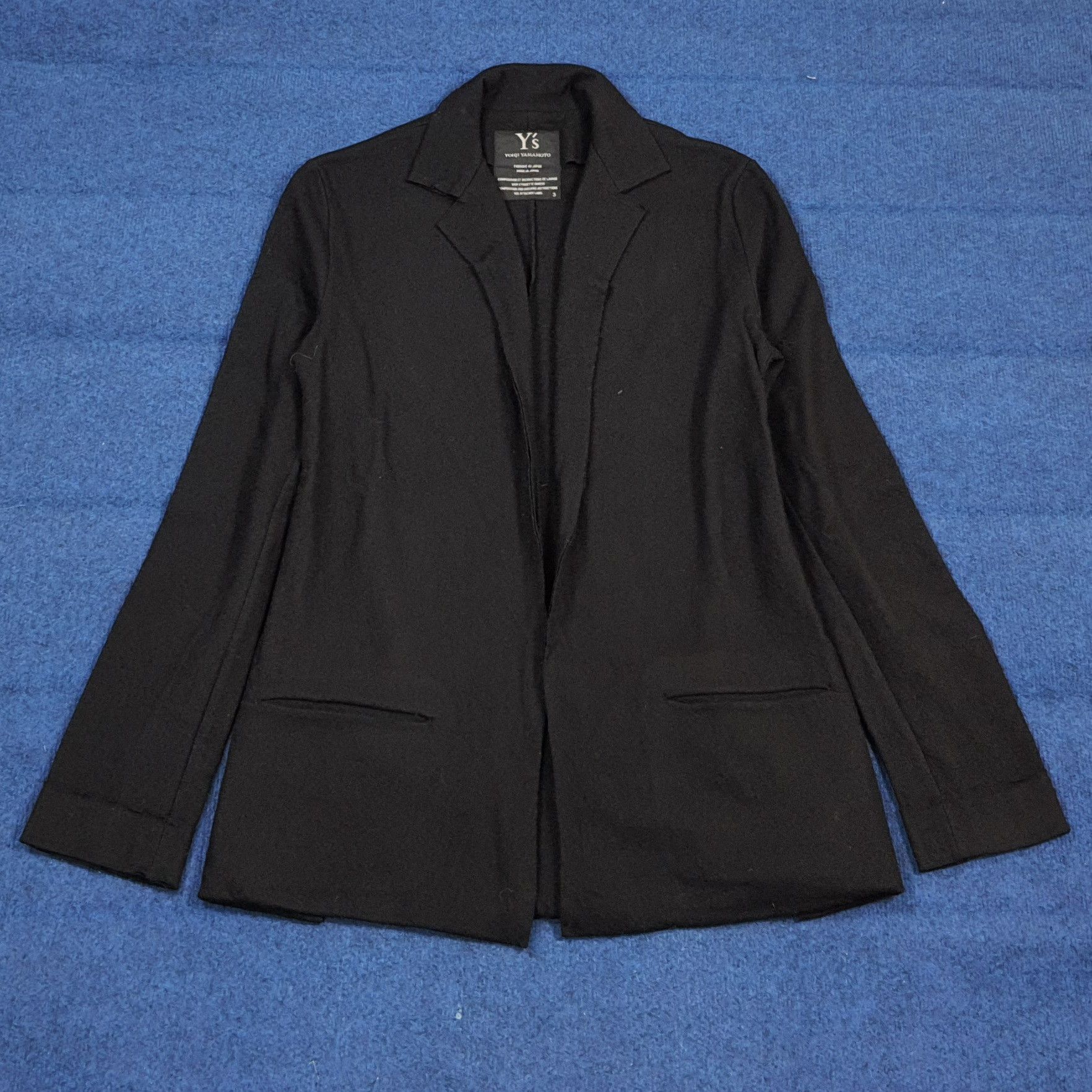 Yohji Yamamoto Vintage Y's Femme Wool Blazer Jacket Black Cat C296N28 Size XS / US 0-2 / IT 36-38 - 1 Thumbnail