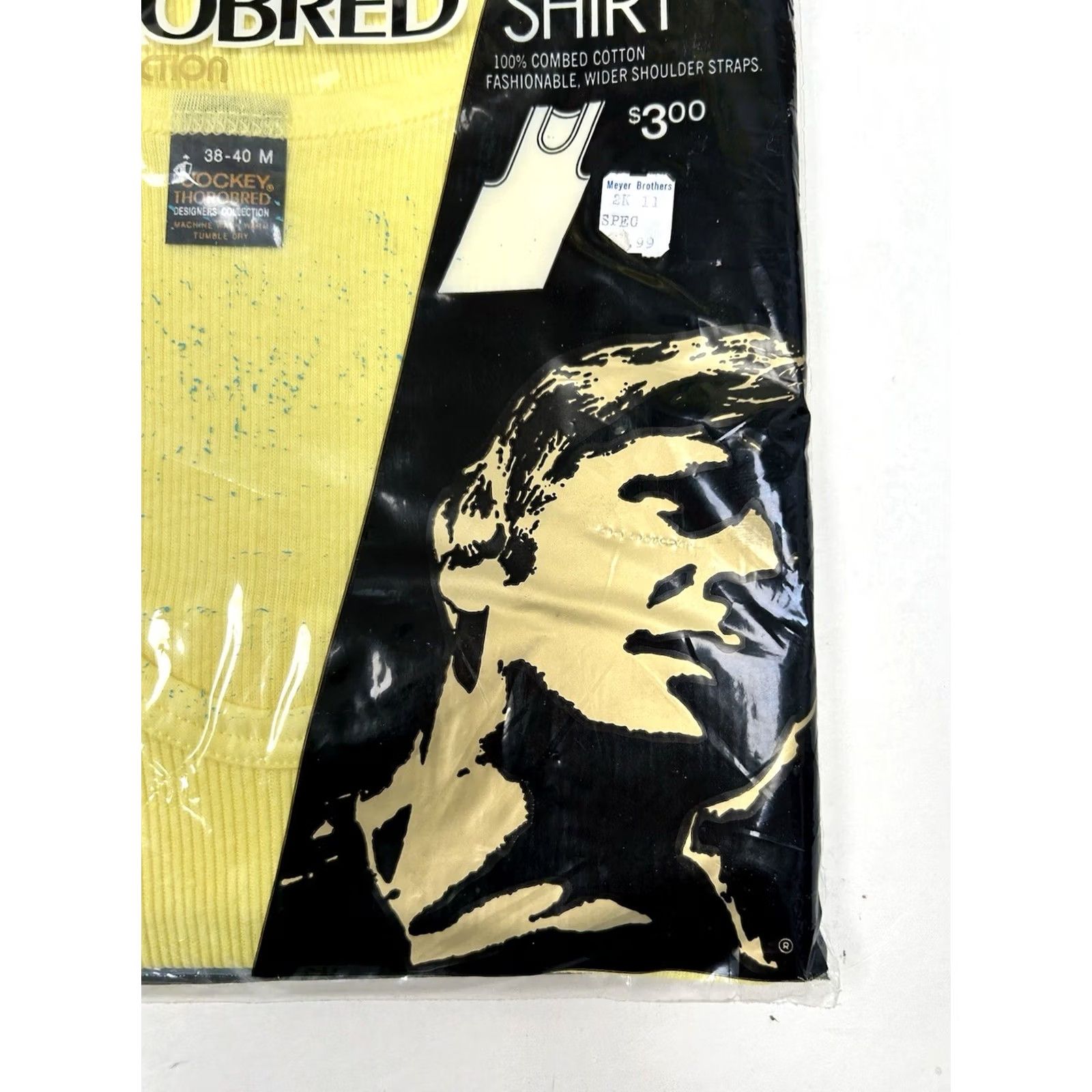 Jockey VINTAGE Jockey Thorobred Designers Collection Athletic Shirt Tank Top Yellow Men Medium Size US M / EU 48-50 / 2 - 7 Thumbnail