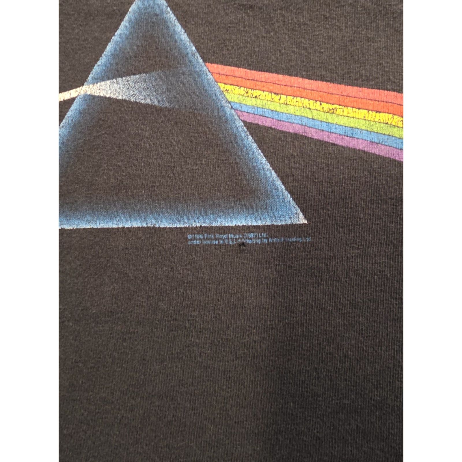 Anvil VINTAGE Pink Floyd Dark Side Of The Moon T Shirt Double-Sided Faded Distressed Small Size US S / EU 44-46 / 1 - 3 Thumbnail