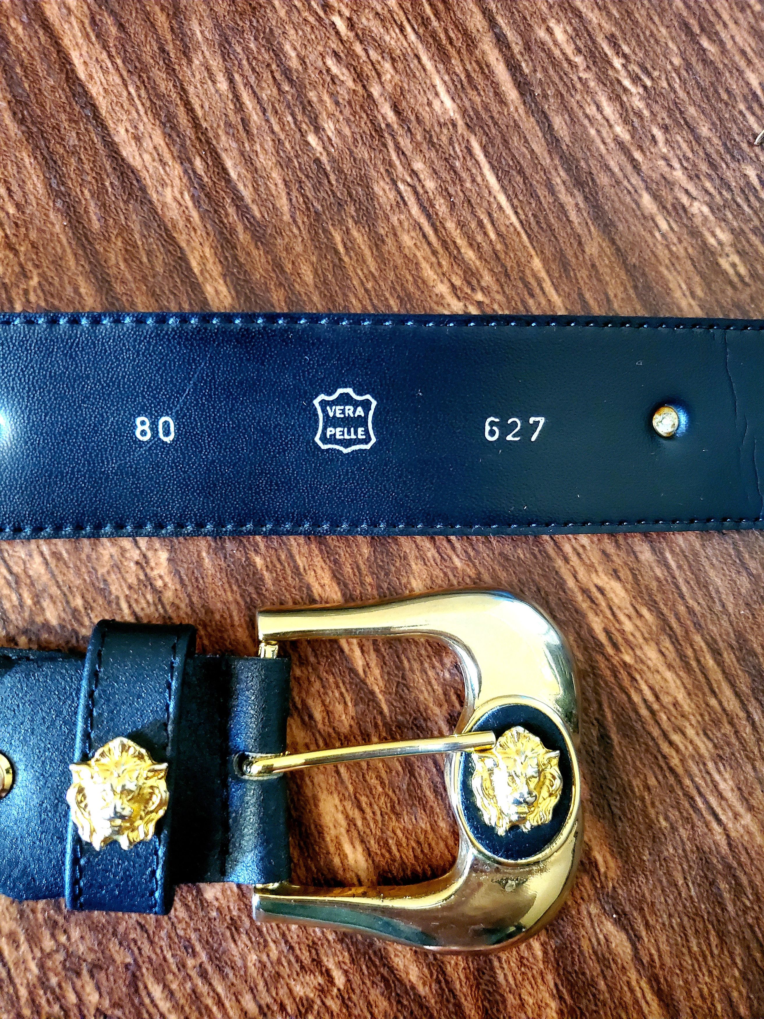 Vintage Leather belt in the style of Gianna Versace jellyfish Size ONE SIZE - 4 Thumbnail