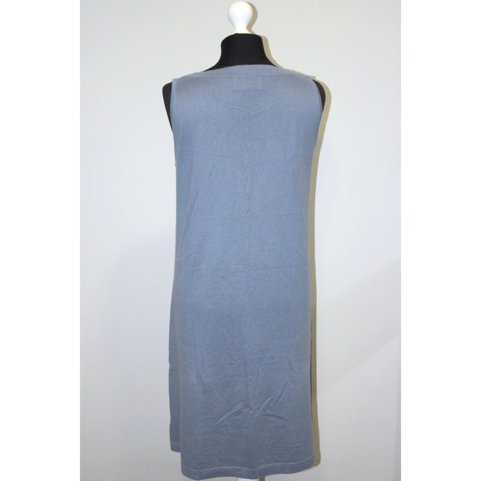 Allude Allude Blue Dress Shirt Tank Tunic 100% Cashmere Womens L XS? Size L / US 10 / IT 46 - 5 Thumbnail