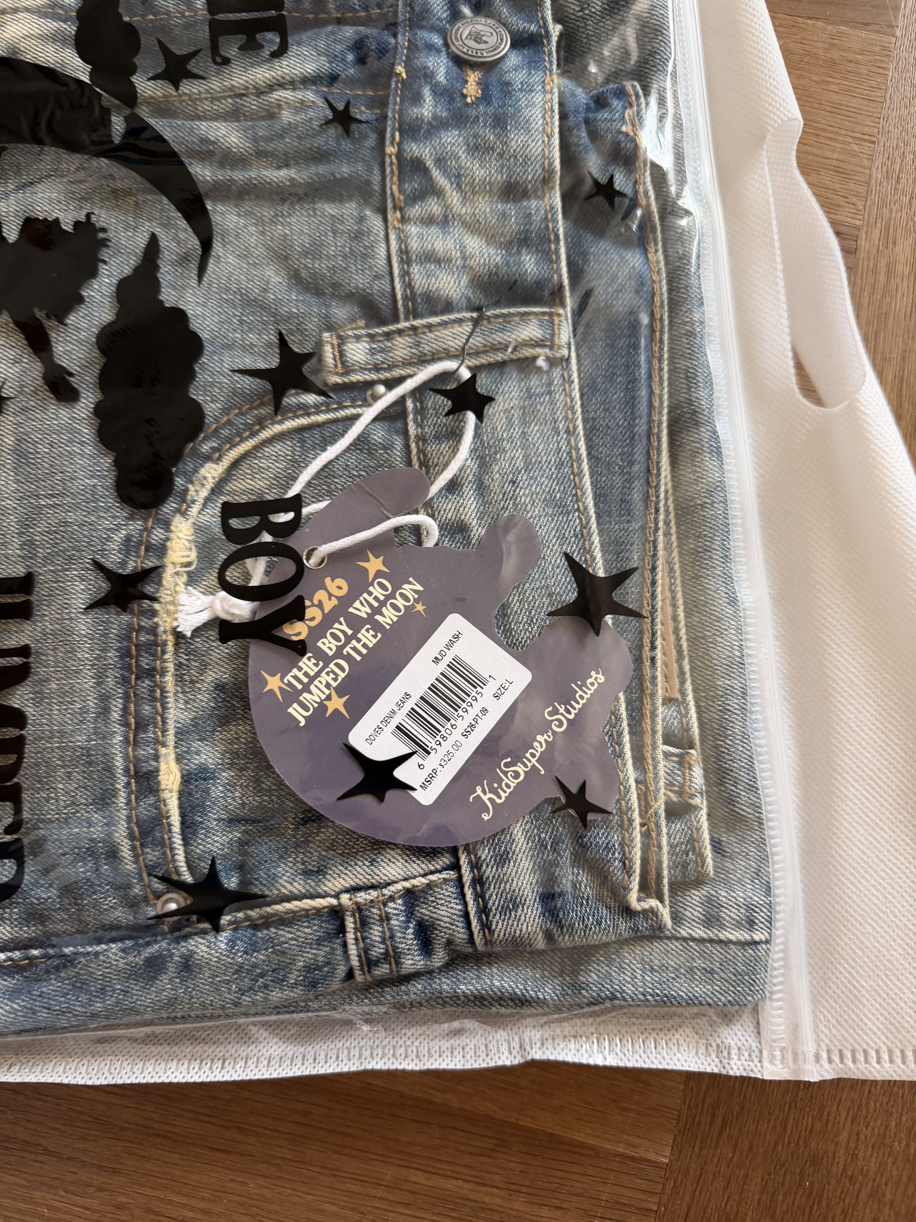 KidSuper KidSuper Studios Doves Denim Jeans Mud Wash Size US 34 / EU 50 - 4 Thumbnail