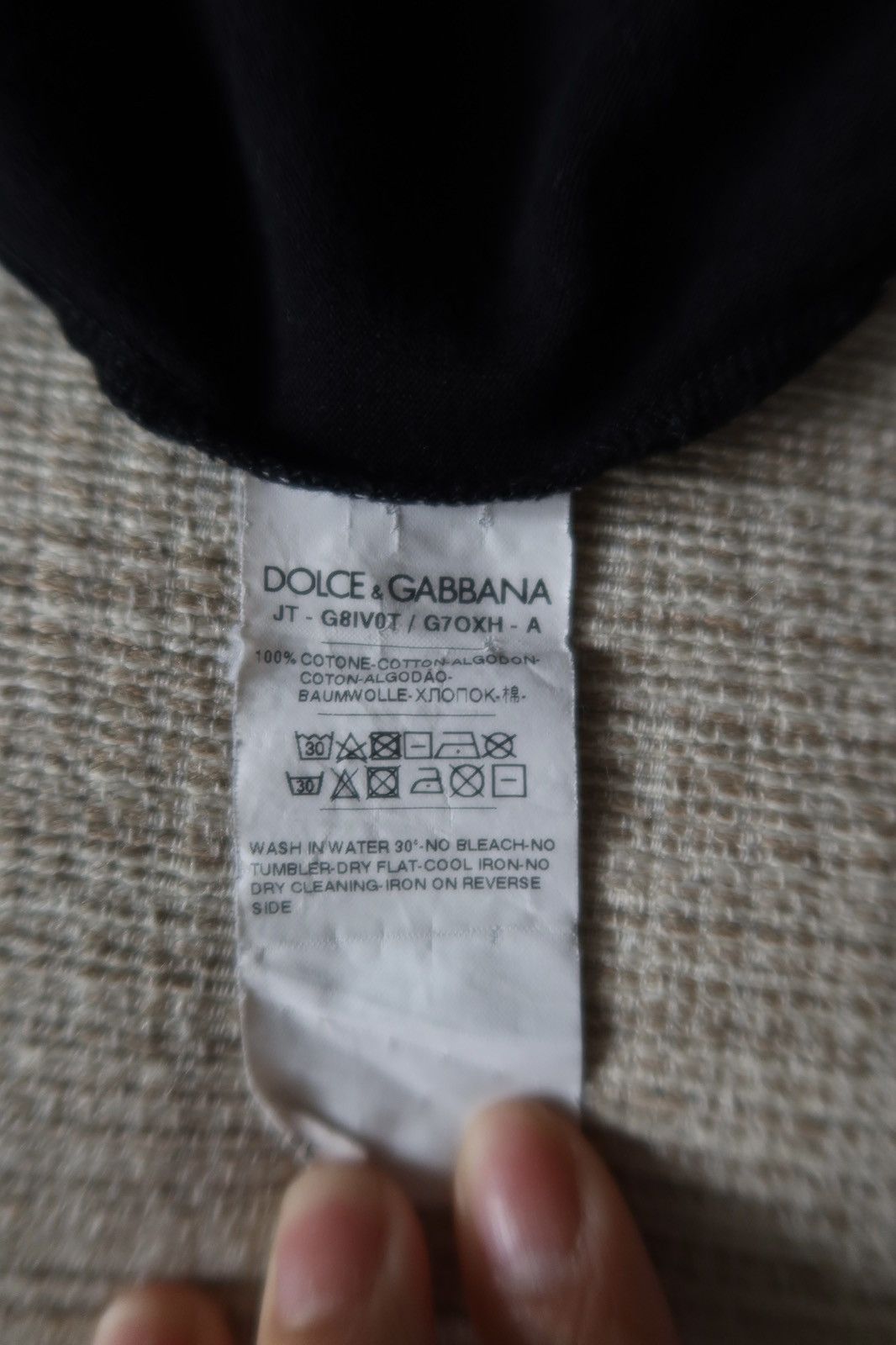 Dolce & Gabbana Dolce Gabbana DG Millennials Tshirt Black Size US S / EU 44-46 / 1 - 3 Thumbnail