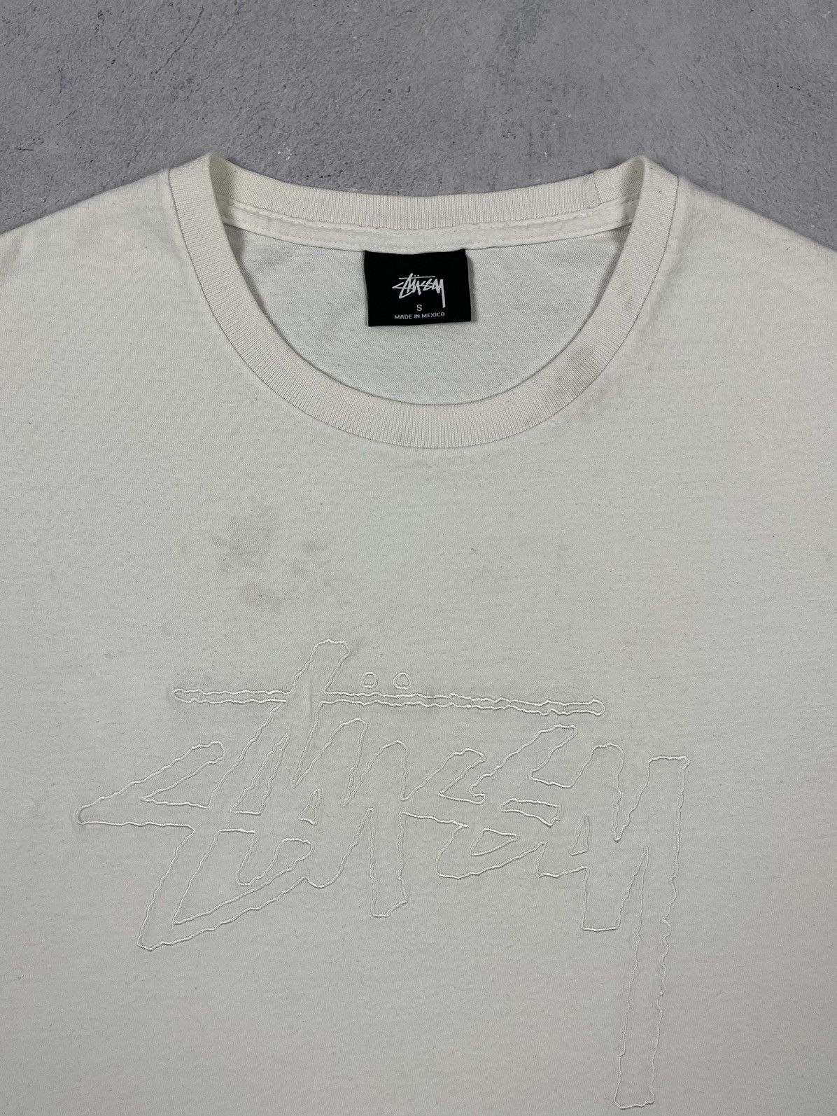 Stussy Vintage Stussy embroidered big logo tee 2000’s Size US S / EU 44-46 / 1 - 4 Thumbnail