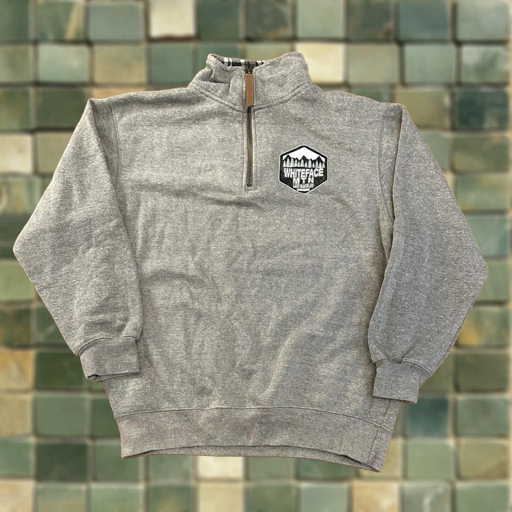 Vintage VINTAGE Whiteface Mountain Ski Resort 1/4 Zip Sweatshirt Small Gray Skiing Mens Size US S / EU 44-46 / 1 - 1 Thumbnail