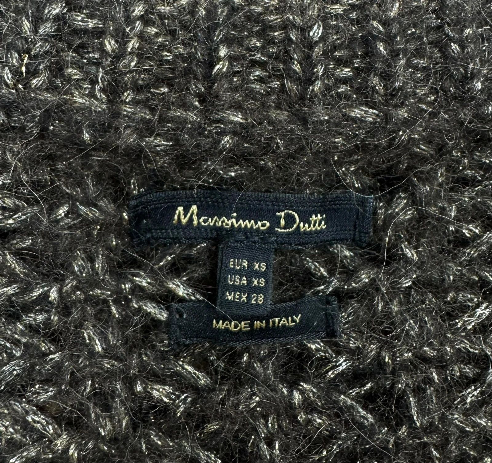 Massimo Dutti Massimo Dutti Wool Alpaca Woven Knit Sweater size XS Size XS / US 0-2 / IT 36-38 - 9 Thumbnail