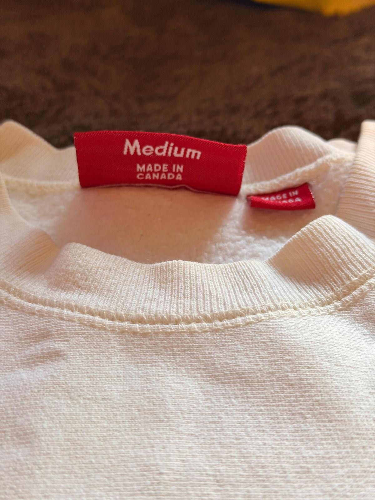 Supreme Supreme 2003 Box Logo Crewneck White / Red Medium Size US M / EU 48-50 / 2 - 3 Thumbnail