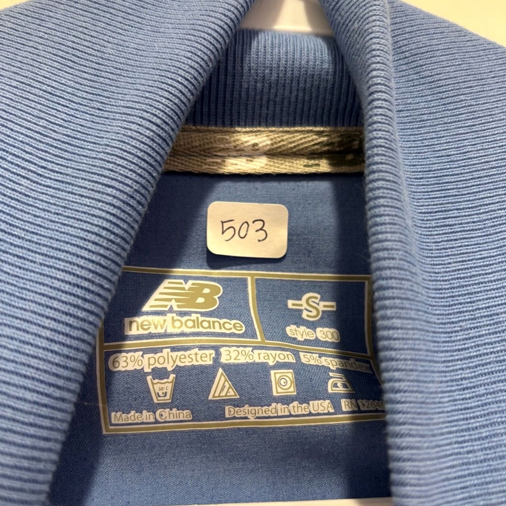 New Balance New Balance Mens Blue Healthcare Scrub Jacket Full Zip Style 300 Small NWT Size US S / EU 44-46 / 1 - 2 Thumbnail