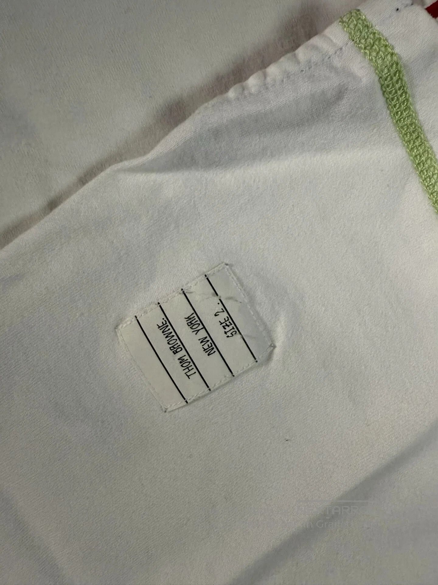 Thom Browne Thom Browne White Short Sleeve T. Size US M / EU 48-50 / 2 - 4 Thumbnail