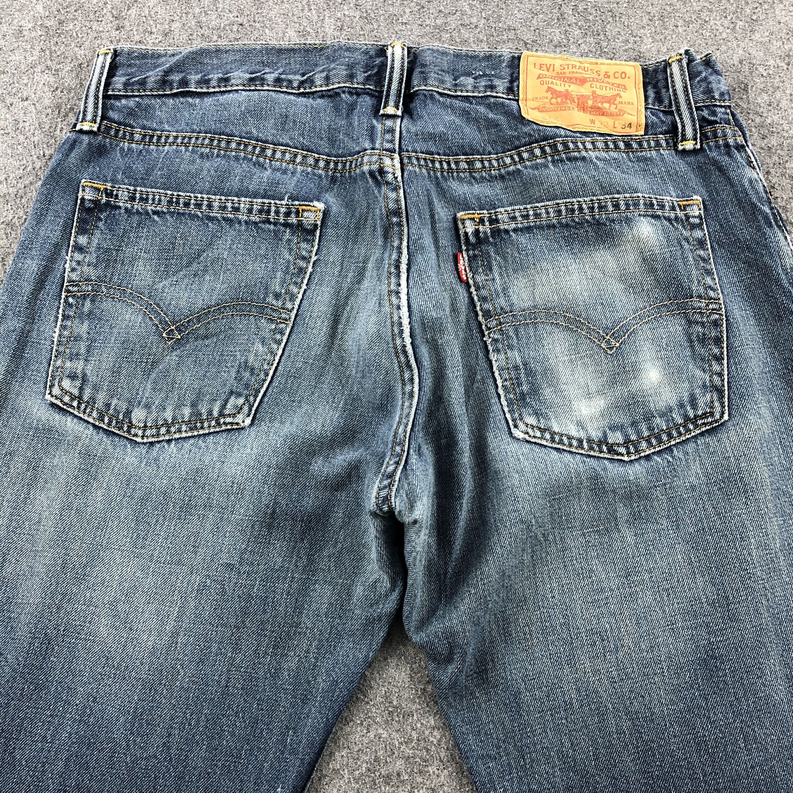 Levi's × Vintage Vintage Blue Wash Levis 514 Jeans-JM1796 Size US 33 - 3 Thumbnail