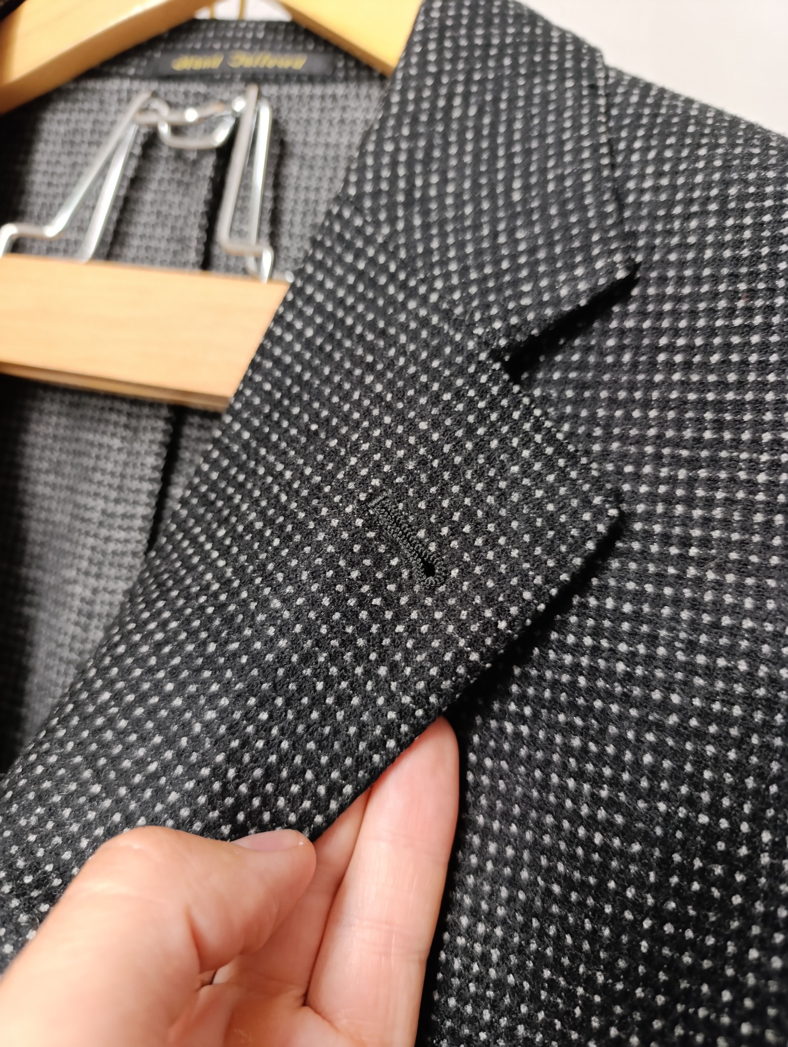 Loro Piana WOOL MENS BLAZER MADE OF LORO PIANA ZELANDER MATERIAL Size 54R - 3 Thumbnail