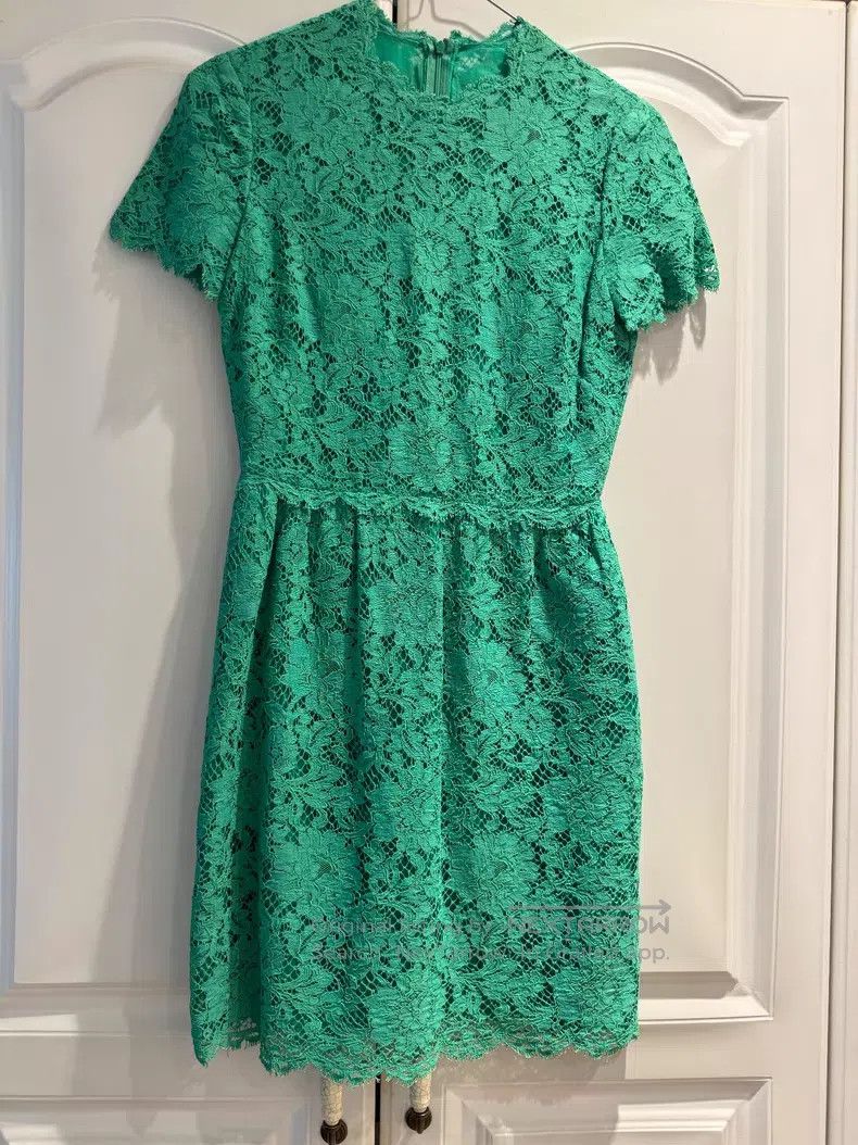 Valentino Valentino Green lace dress Size S / US 4 / IT 40 - 1 Thumbnail
