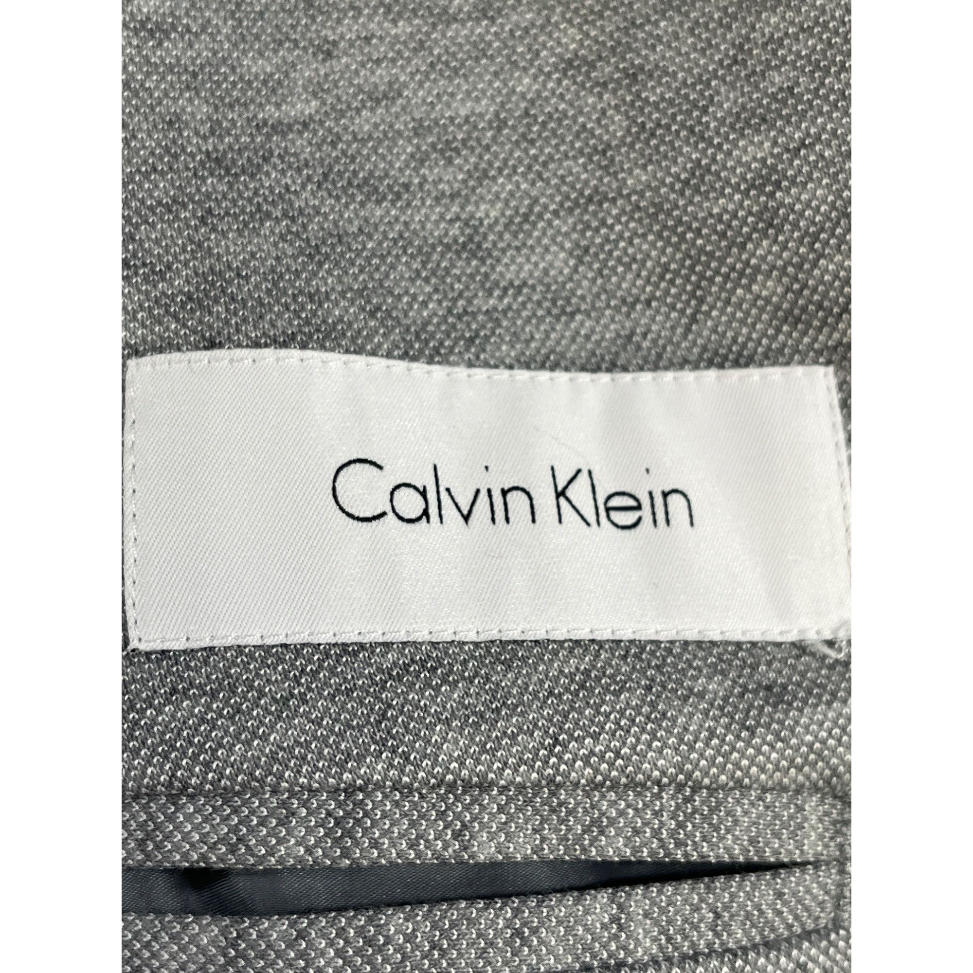 Calvin Klein Calvin Klein Men's Grey Body Fitted Blazer Size XXL SKU 6304 Size 46R - 4 Thumbnail