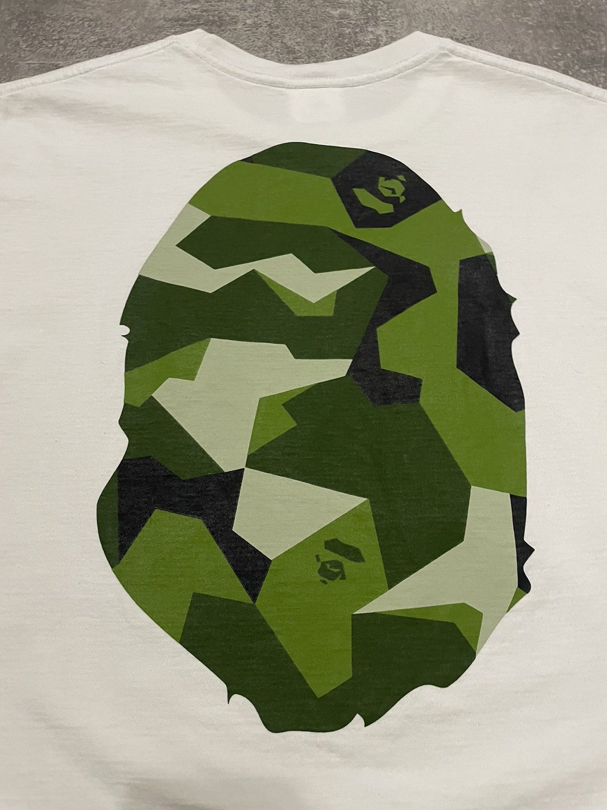 Bape Splinter Camo Big Ape Head Tee Size US L / EU 52-54 / 3 - 18 Thumbnail