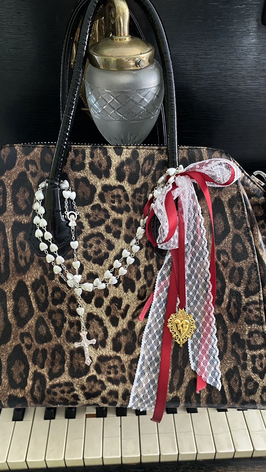 Vintage Leopard vintage tote bag Size ONE SIZE - 6 Thumbnail