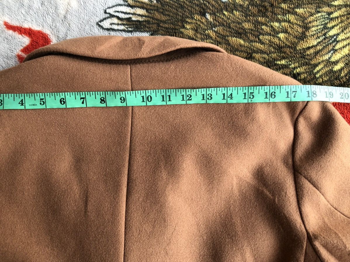 If Six Was Nine × Japanese Brand × Le Grande Bleu (L.G.B.) Vintage Raku Motion Wooly Knit Trench Coat Jacket Size US M / EU 48-50 / 2 - 11 Thumbnail