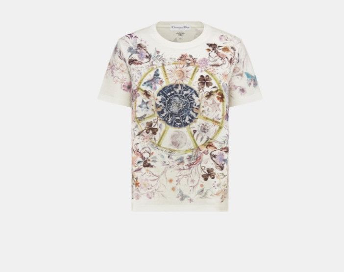 Dior o1w1db10325 413T0 T-Shirt in Multicolor Size XS / US 0-2 / IT 36-38 - 1 Thumbnail
