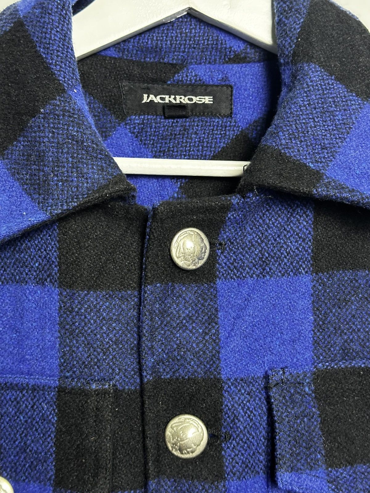 JACKROSE Jackrose Wool Button Shirt Size US M / EU 48-50 / 2 - 4 Thumbnail